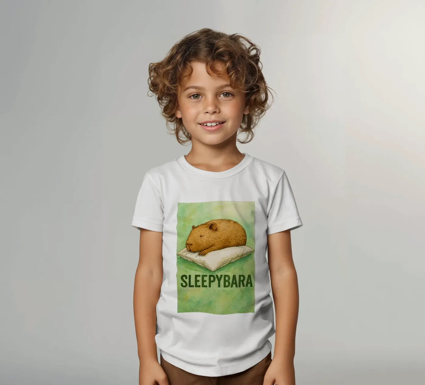 sleepybara tekening kinder t-shirt van cepeducks