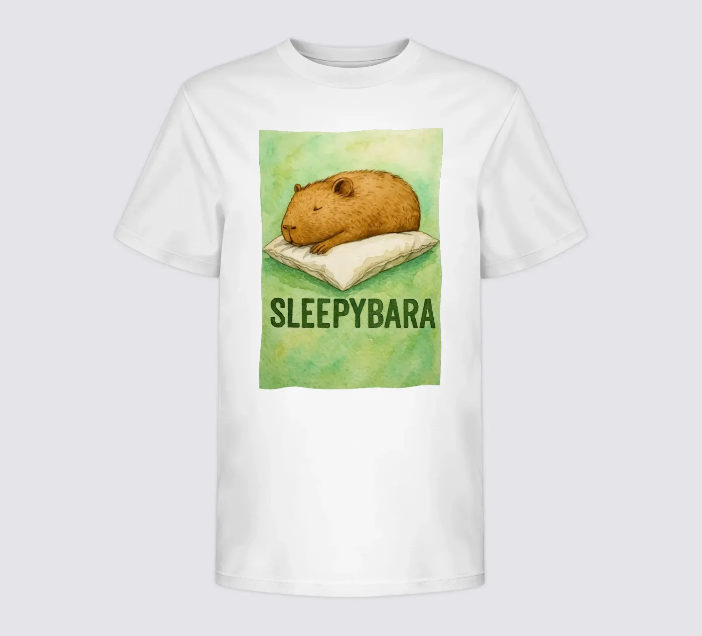 sleepybara drawing t-shirt enfant de cepeducks