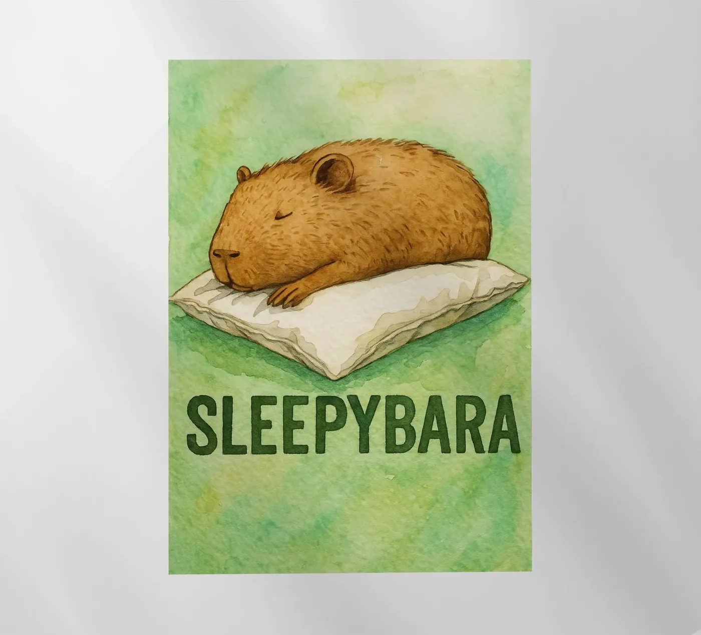 sleepybara drawing backlit film by cepeducks