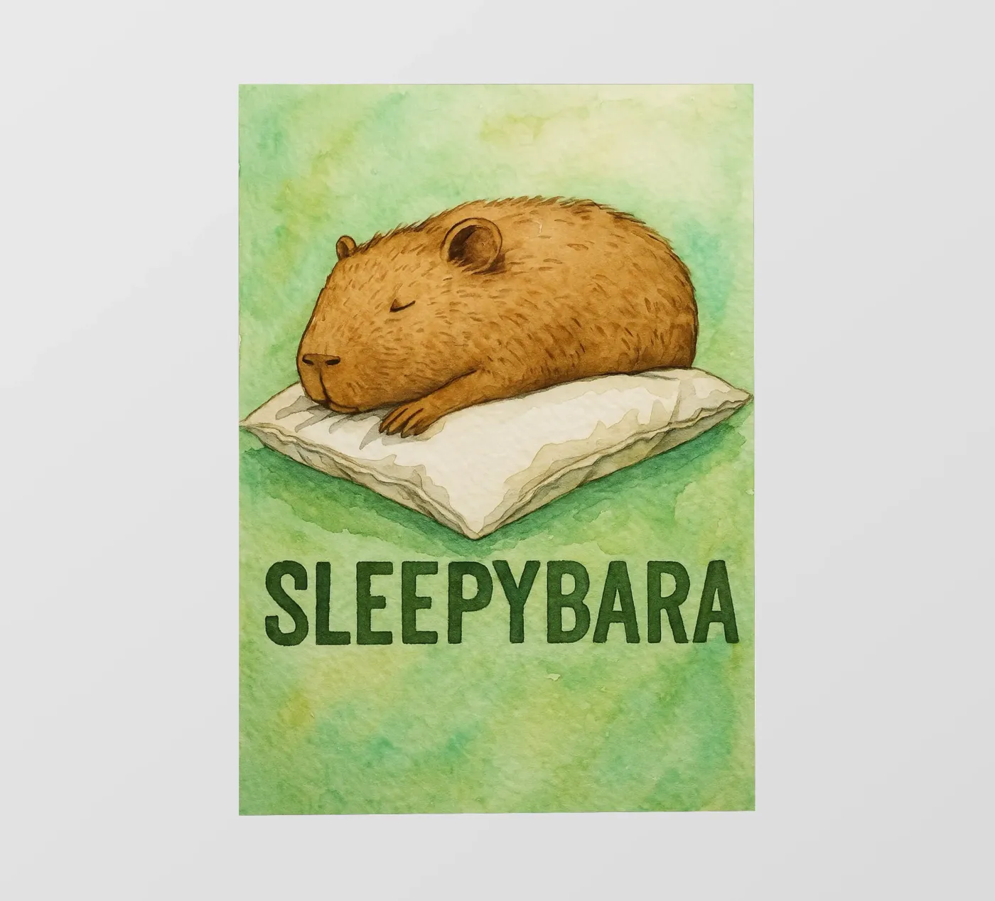 sleepybara drawing pvc cover by cepeducks