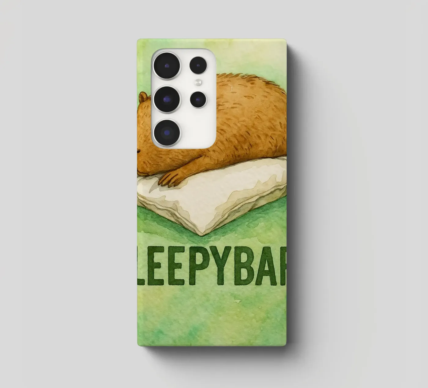sleepybara tekening samsung hoesje van cepeducks
