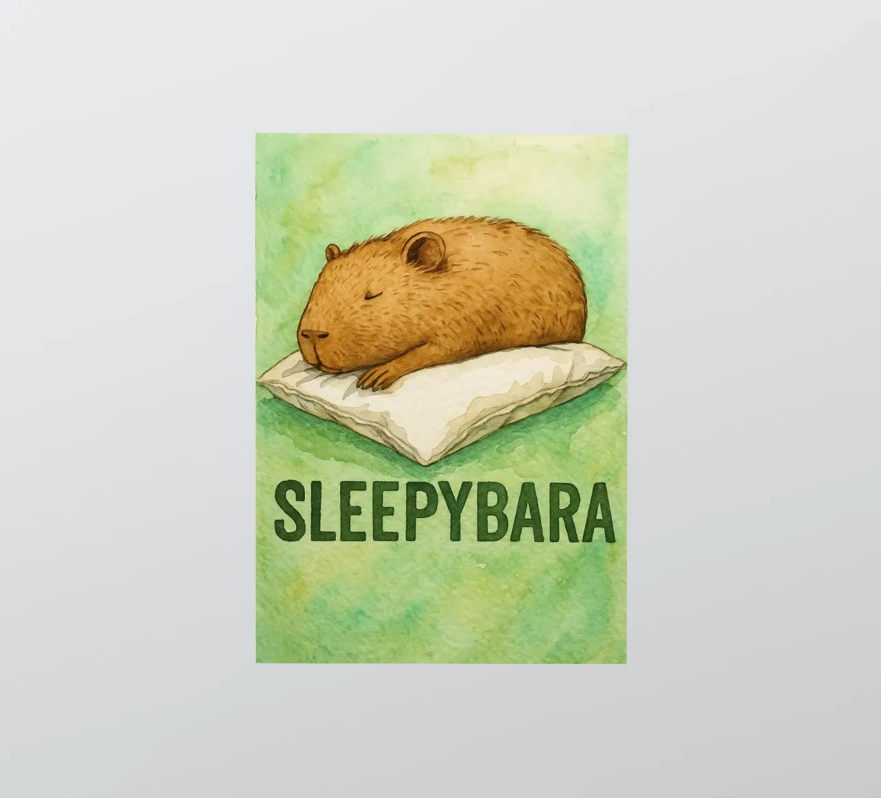 sleepybara drawing sticker by cepeducks
