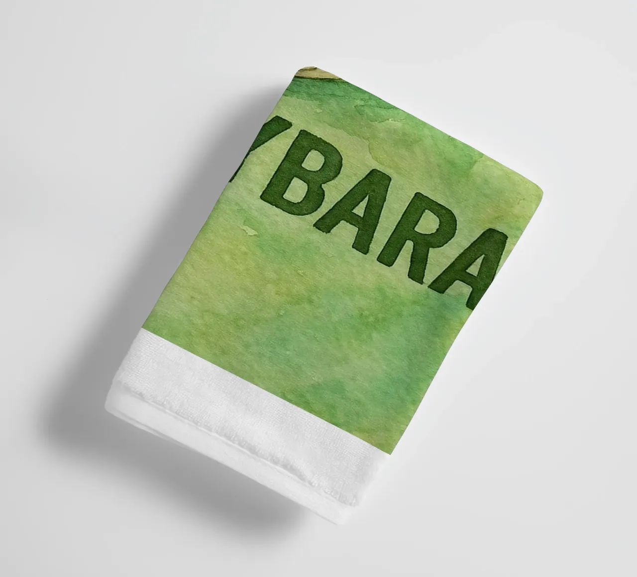 sleepybara drawing towel by cepeducks