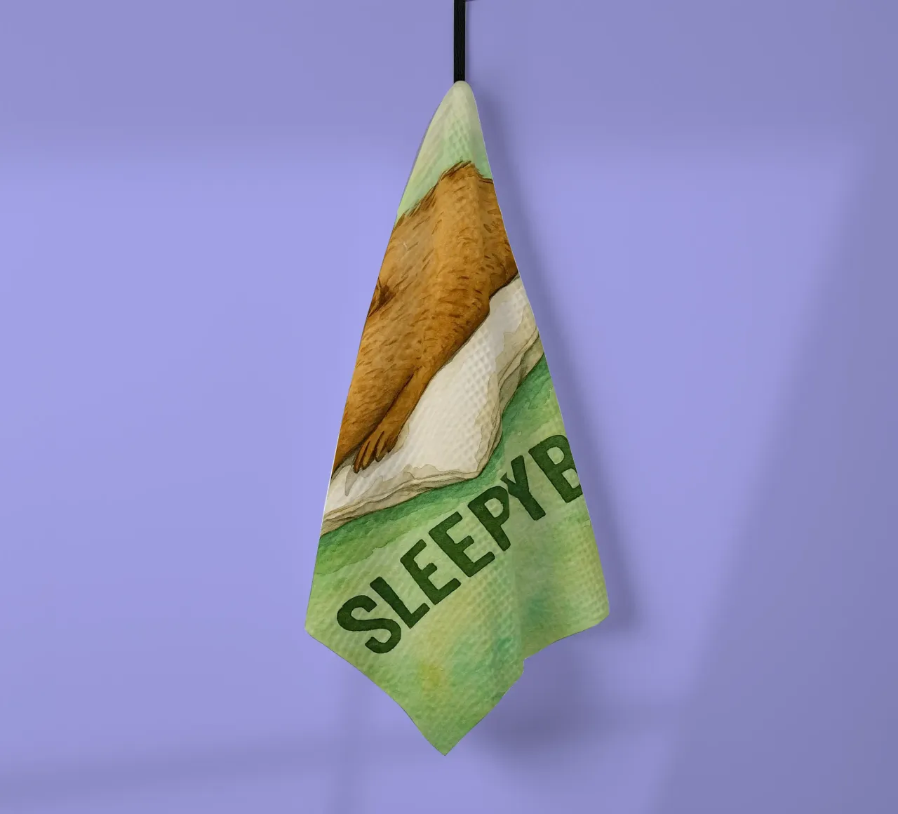 sleepybara dessin torchon de cepeducks