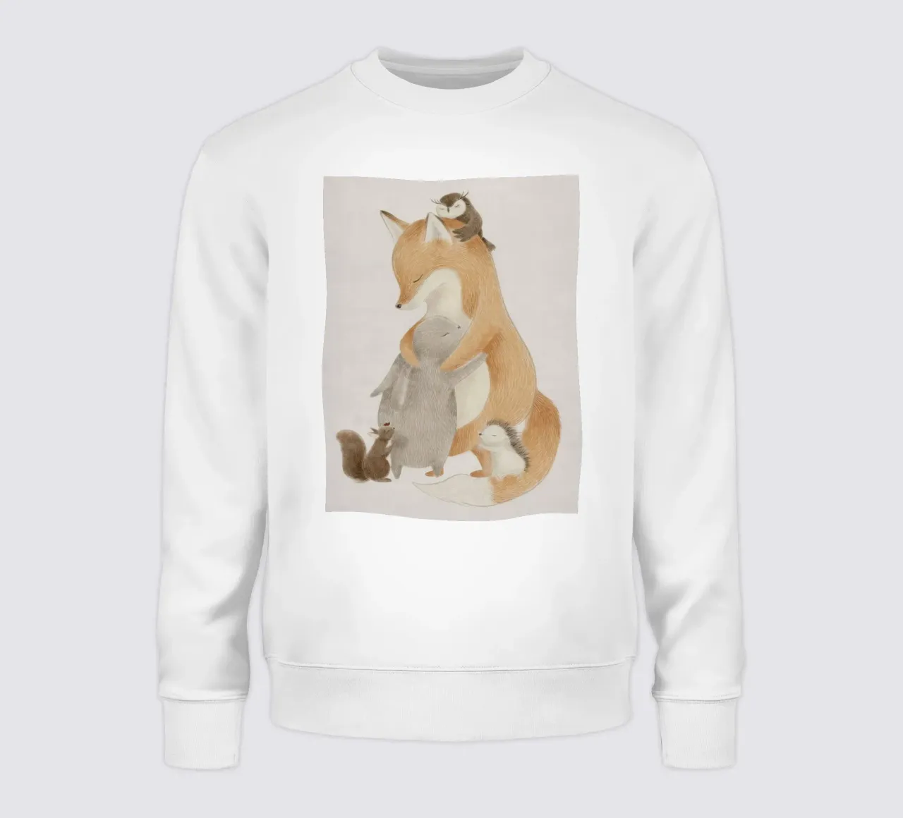 Abbraccio di amici pelosi felpa da Panait Ivascu