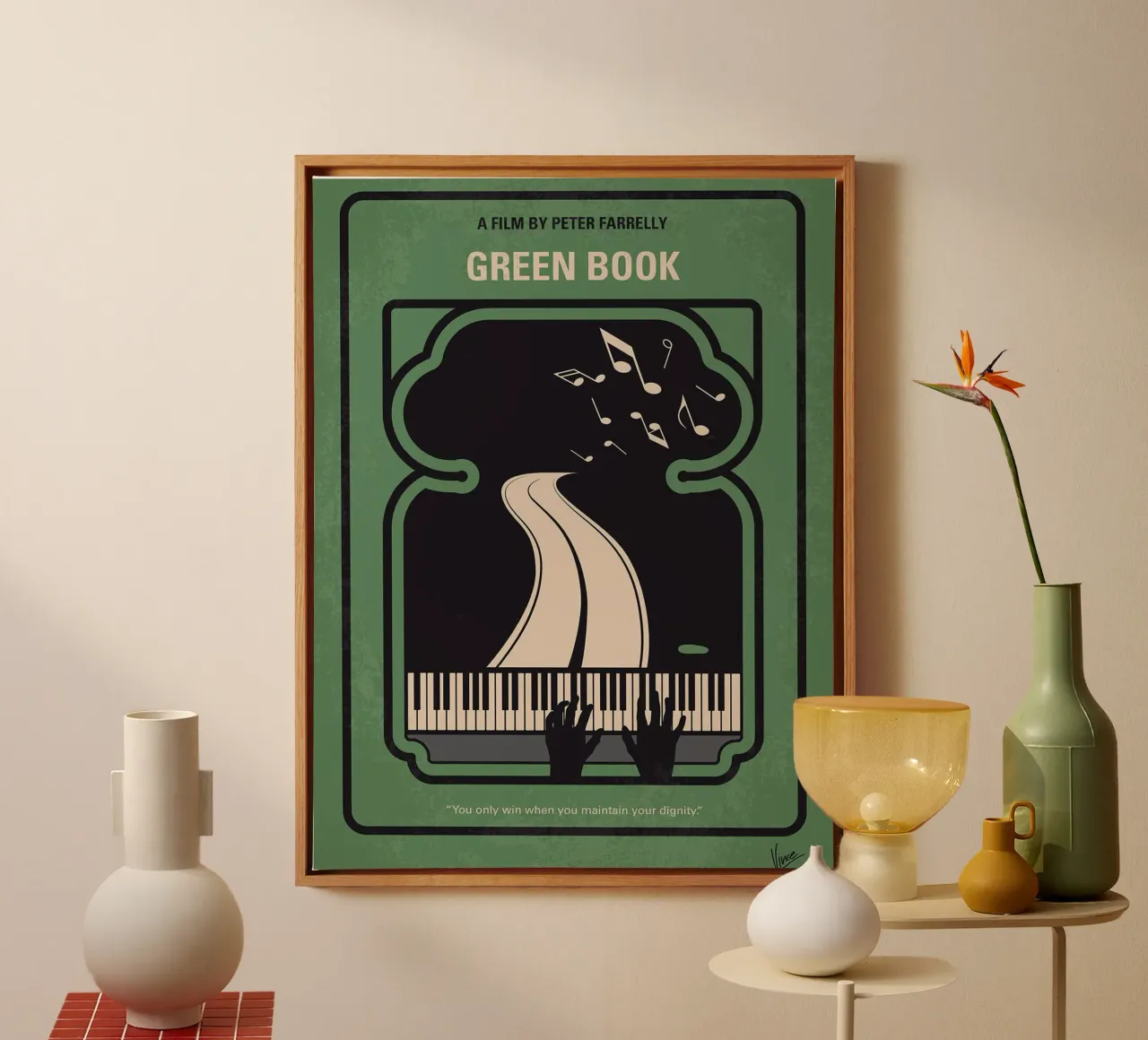 Libro verde di Chungkong tela con Cornice a cassetta da jammie