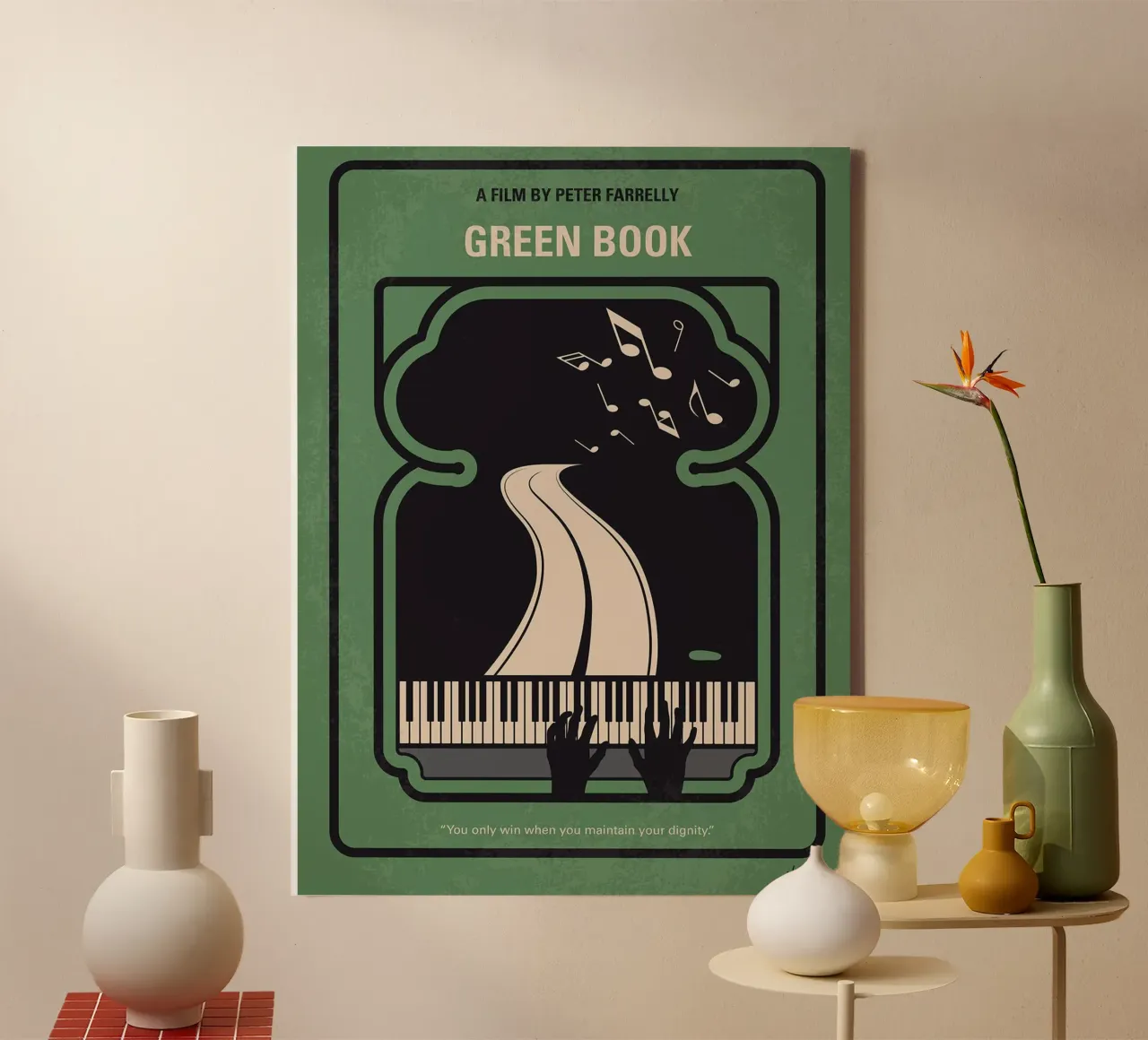 Libro verde di Chungkong tela con Cornice a cassetta da jammie