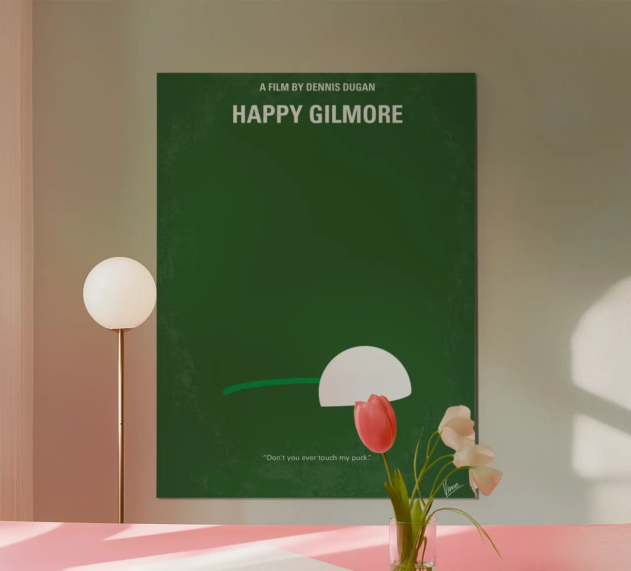 Gilmore felice di Chungkong poster con telaio in legno da jammie