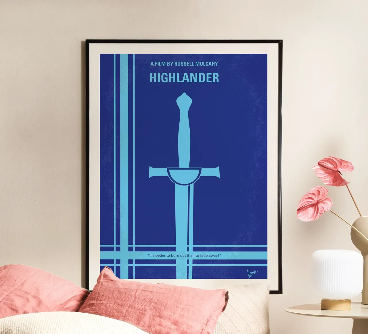 Highlander di Chungkong poster con telaio in plastica da jammie