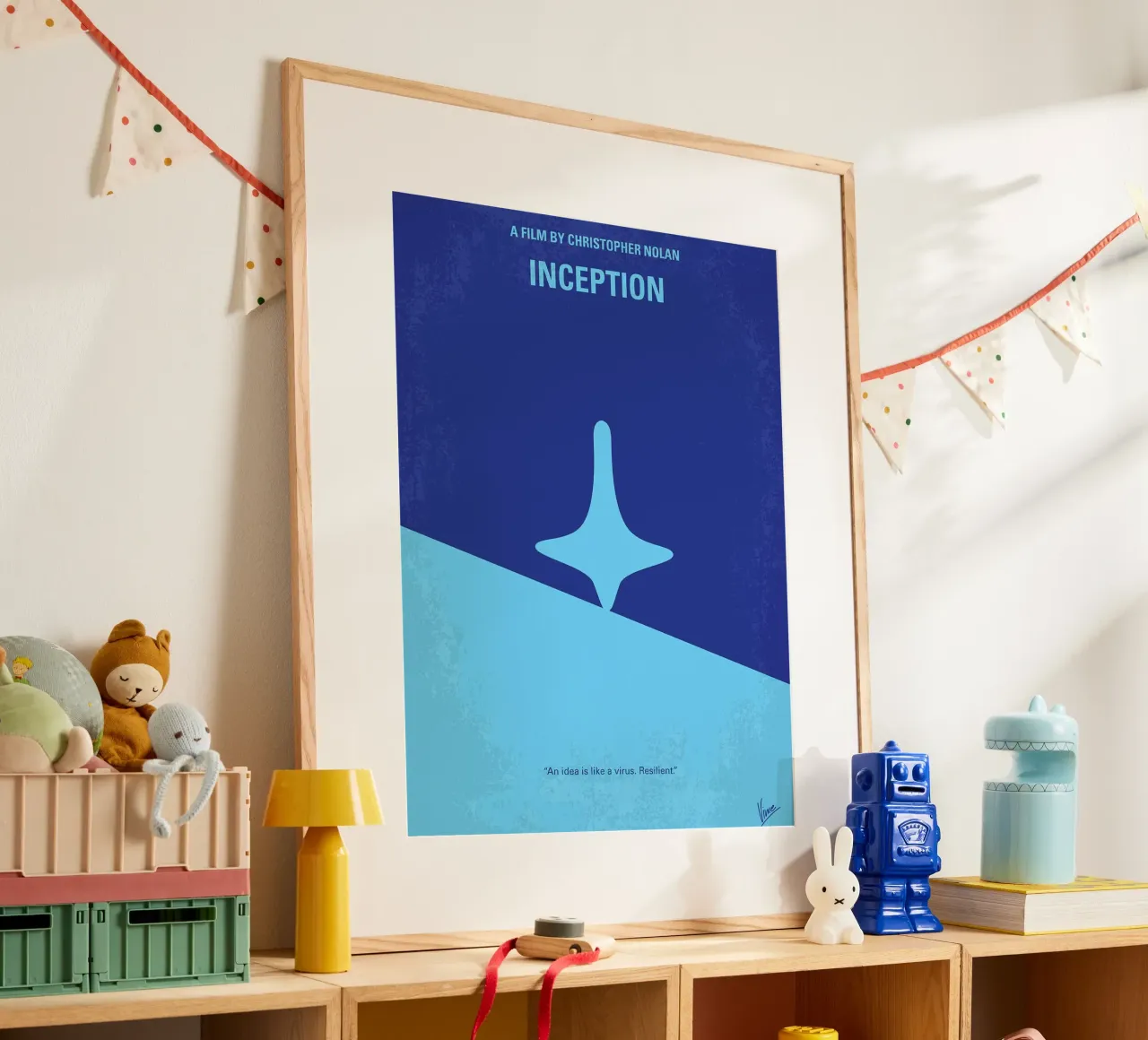 Inception di Chungkong poster con telaio in plastica da jammie