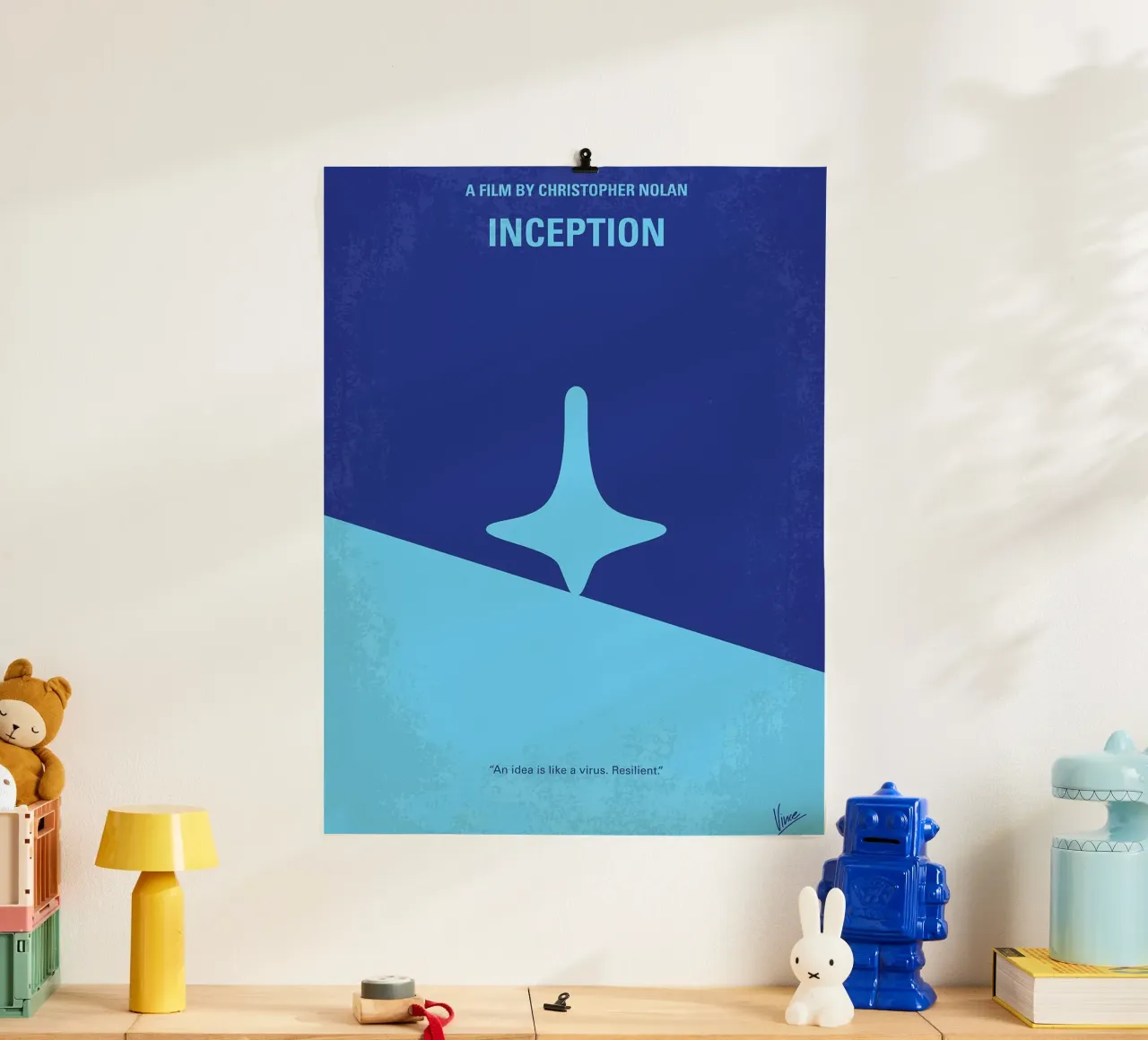 Inception di Chungkong poster con telaio in plastica da jammie