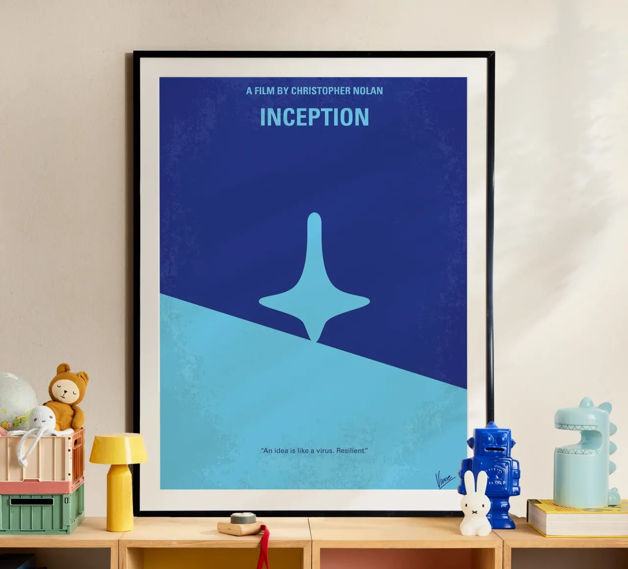 Inception di Chungkong poster con telaio in plastica da jammie