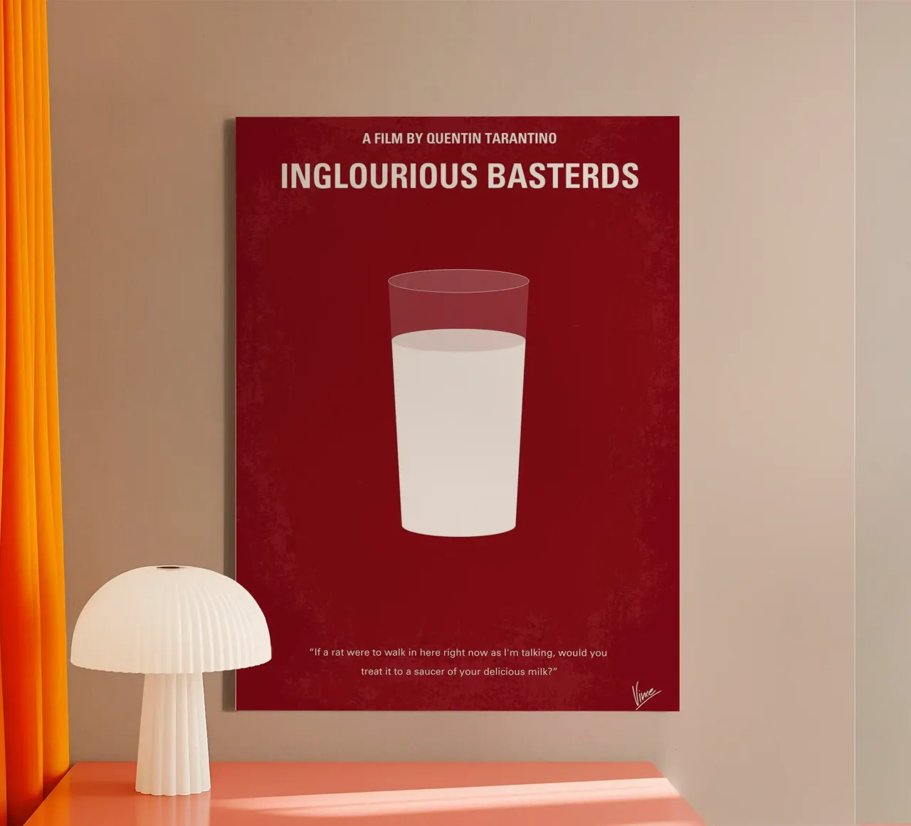 Inglourious Basterds por Chungkong lienzo con Marco flotante de jammie