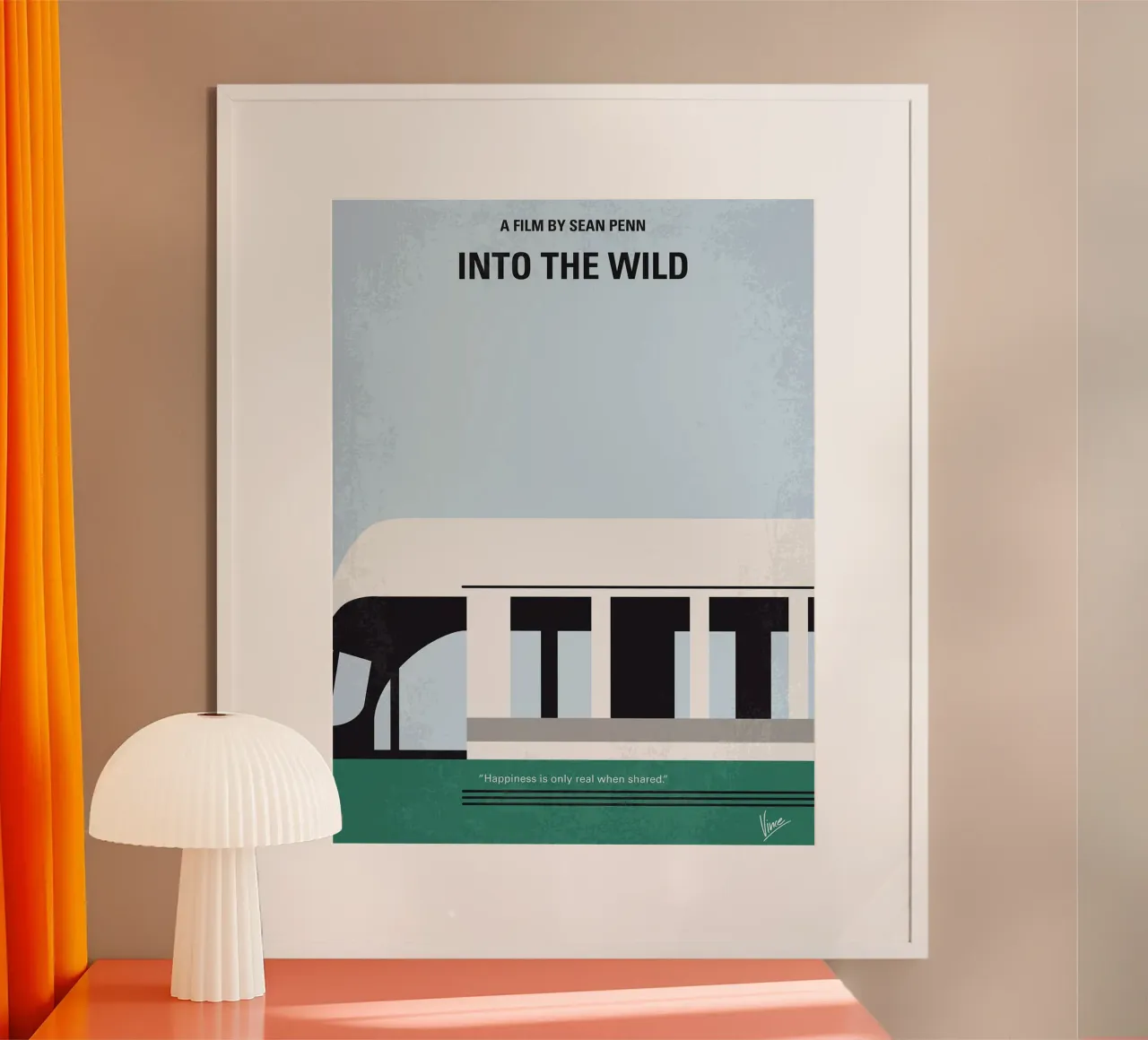 Into the Wild de Chungkong poster con marco de madera de jammie