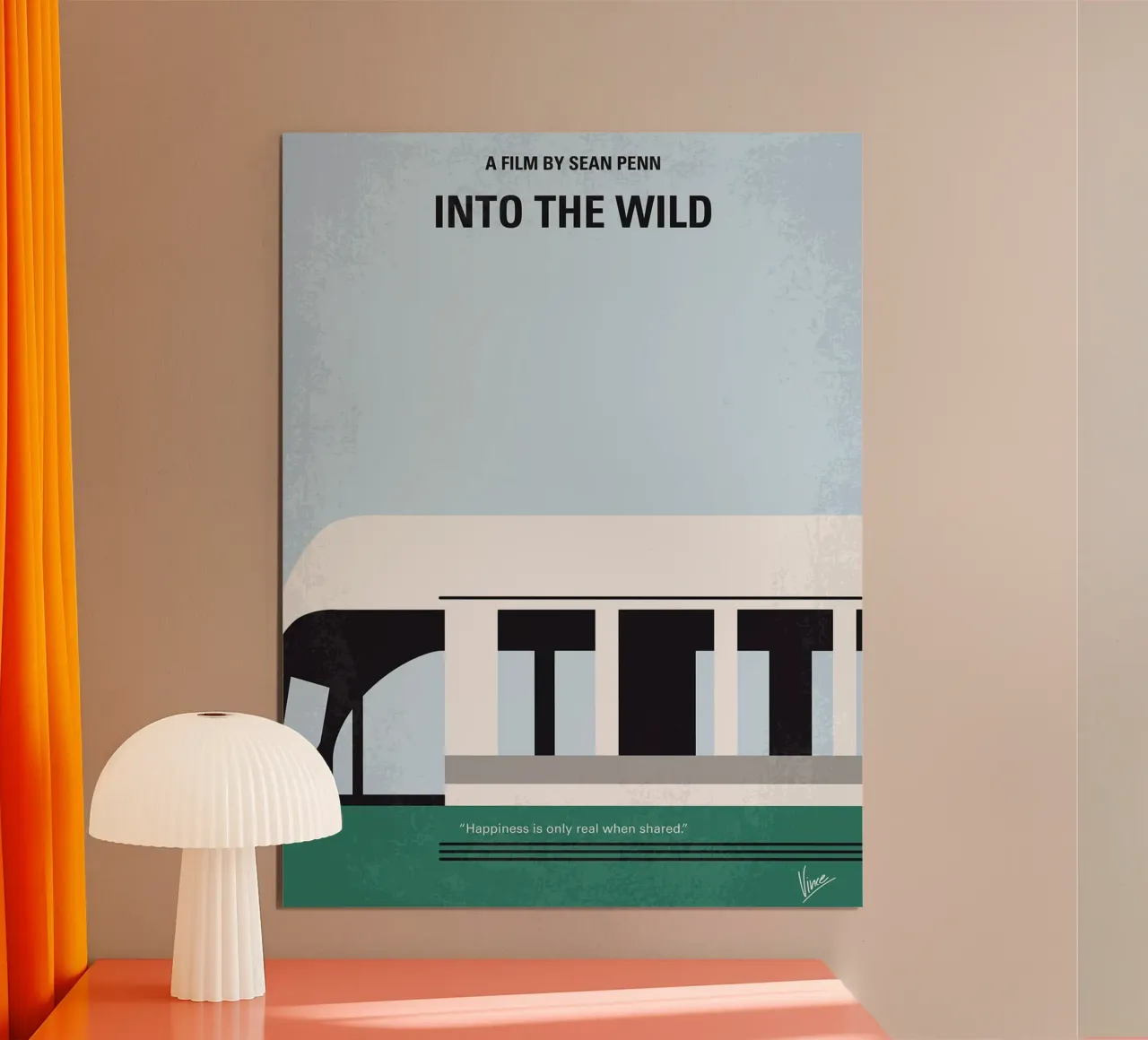 Into the Wild de Chungkong poster con marco de madera de jammie