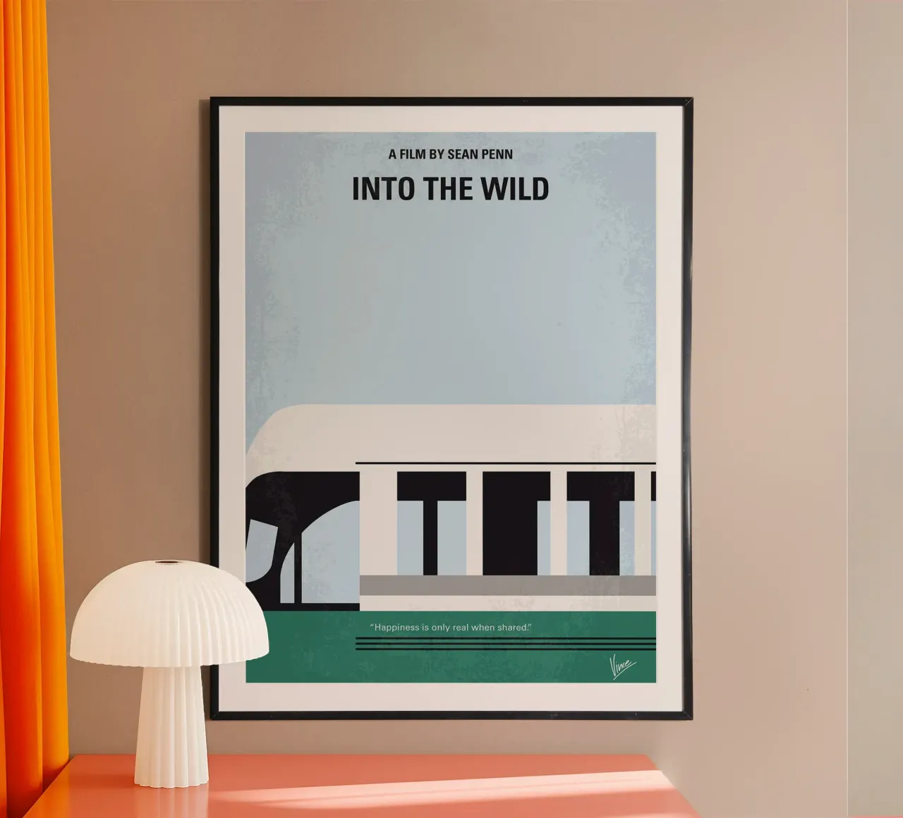 Into the Wild de Chungkong poster con marco de madera de jammie