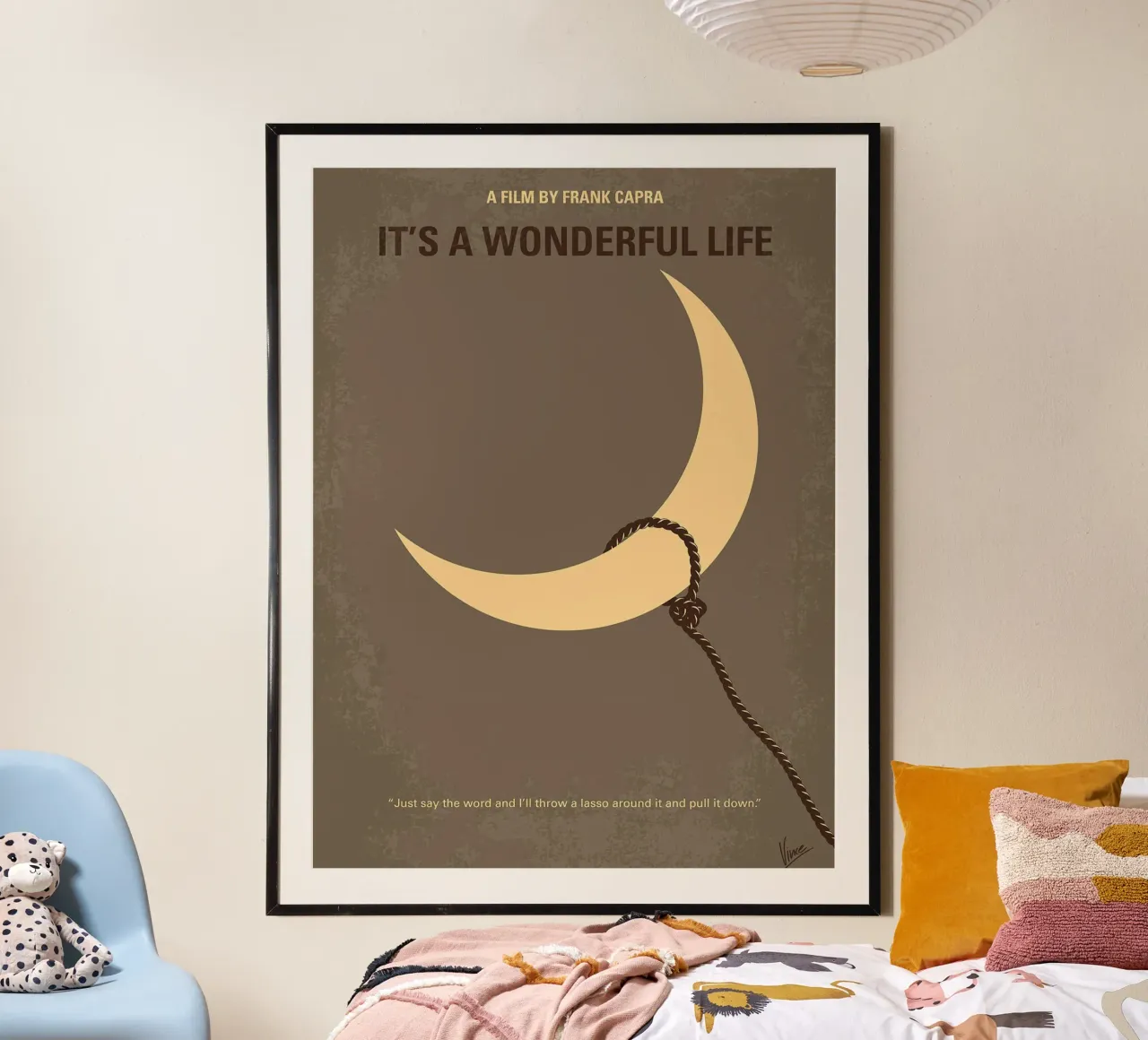 La sua vita meravigliosa di Chungkong poster con telaio in legno da jammie