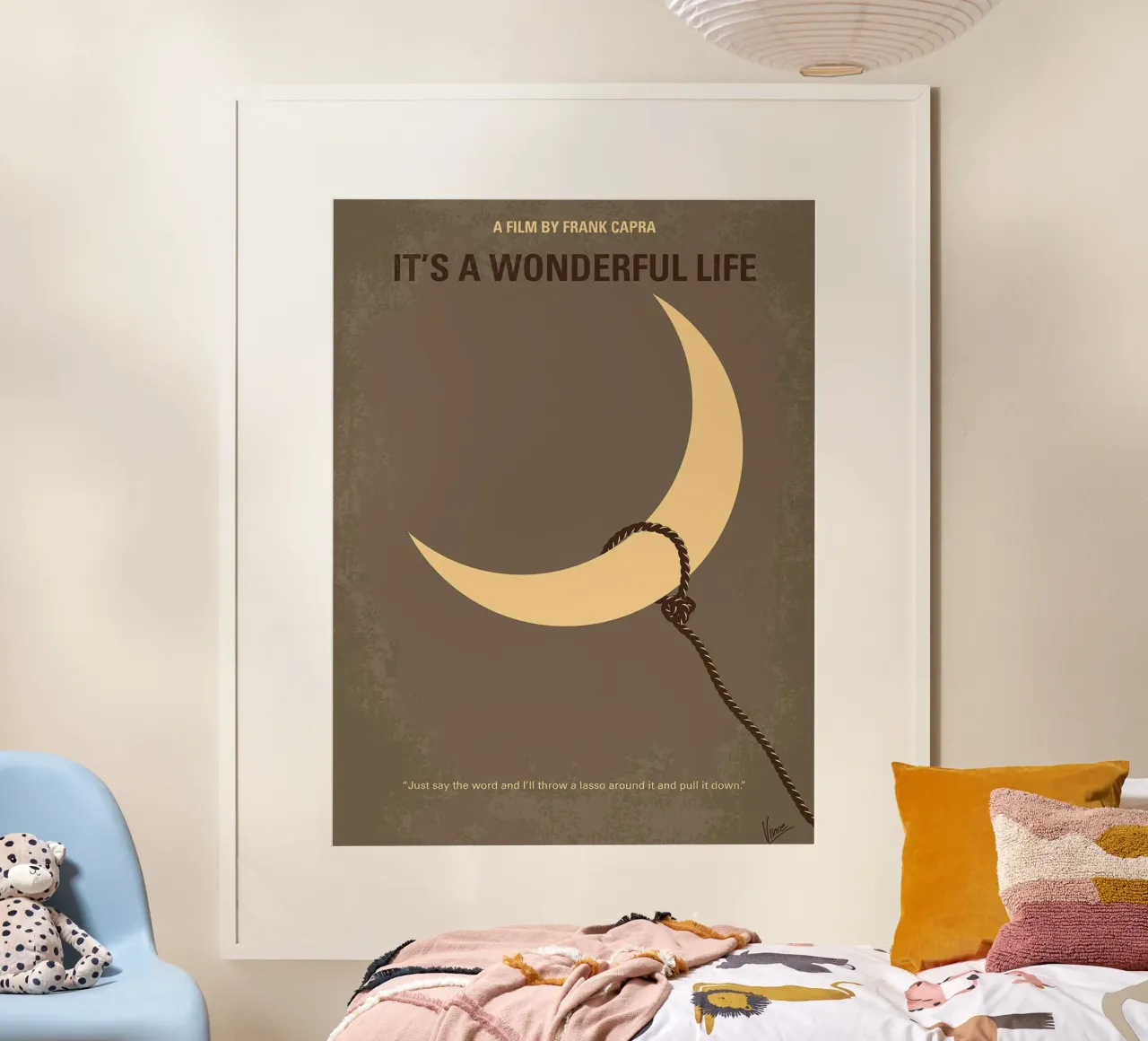 La sua vita meravigliosa di Chungkong poster con telaio in legno da jammie