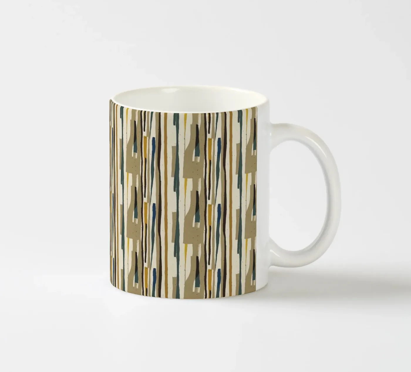 Pattern No 117 ceramic mug by treechild