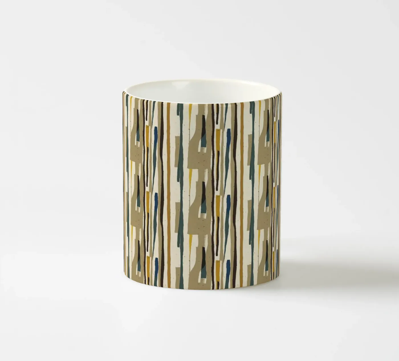 Pattern No 117 ceramic mug by treechild