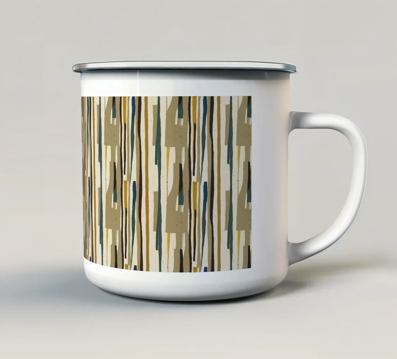 Pattern No 117 tazza in smalto da treechild