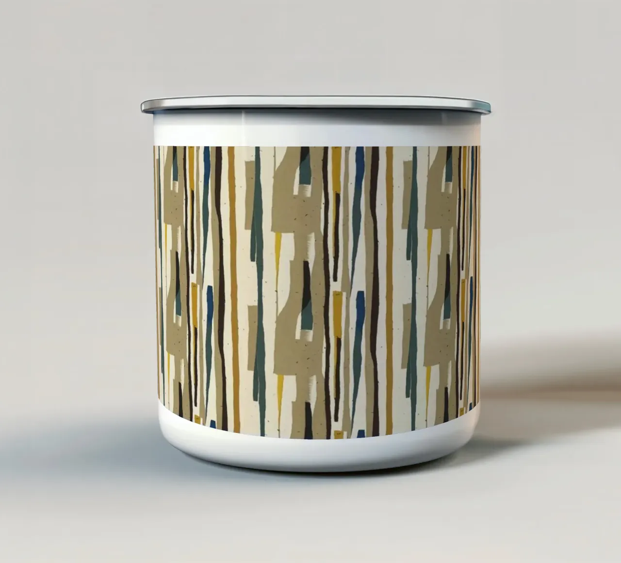 Pattern No 117 tazza in smalto da treechild