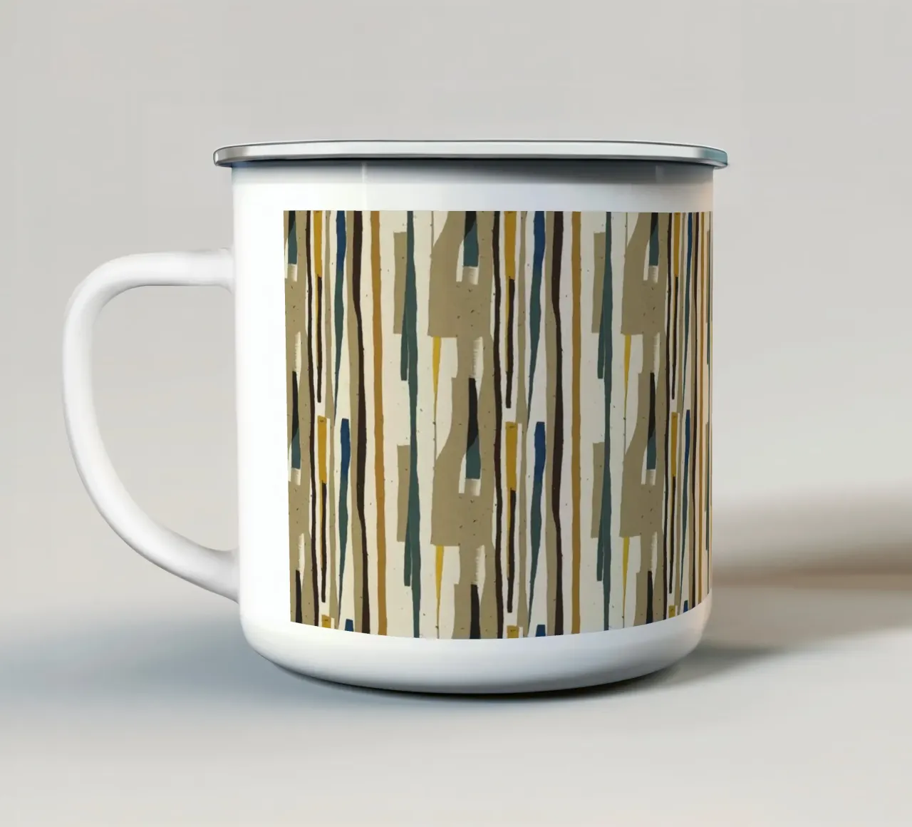 Pattern No 117 tazza in smalto da treechild