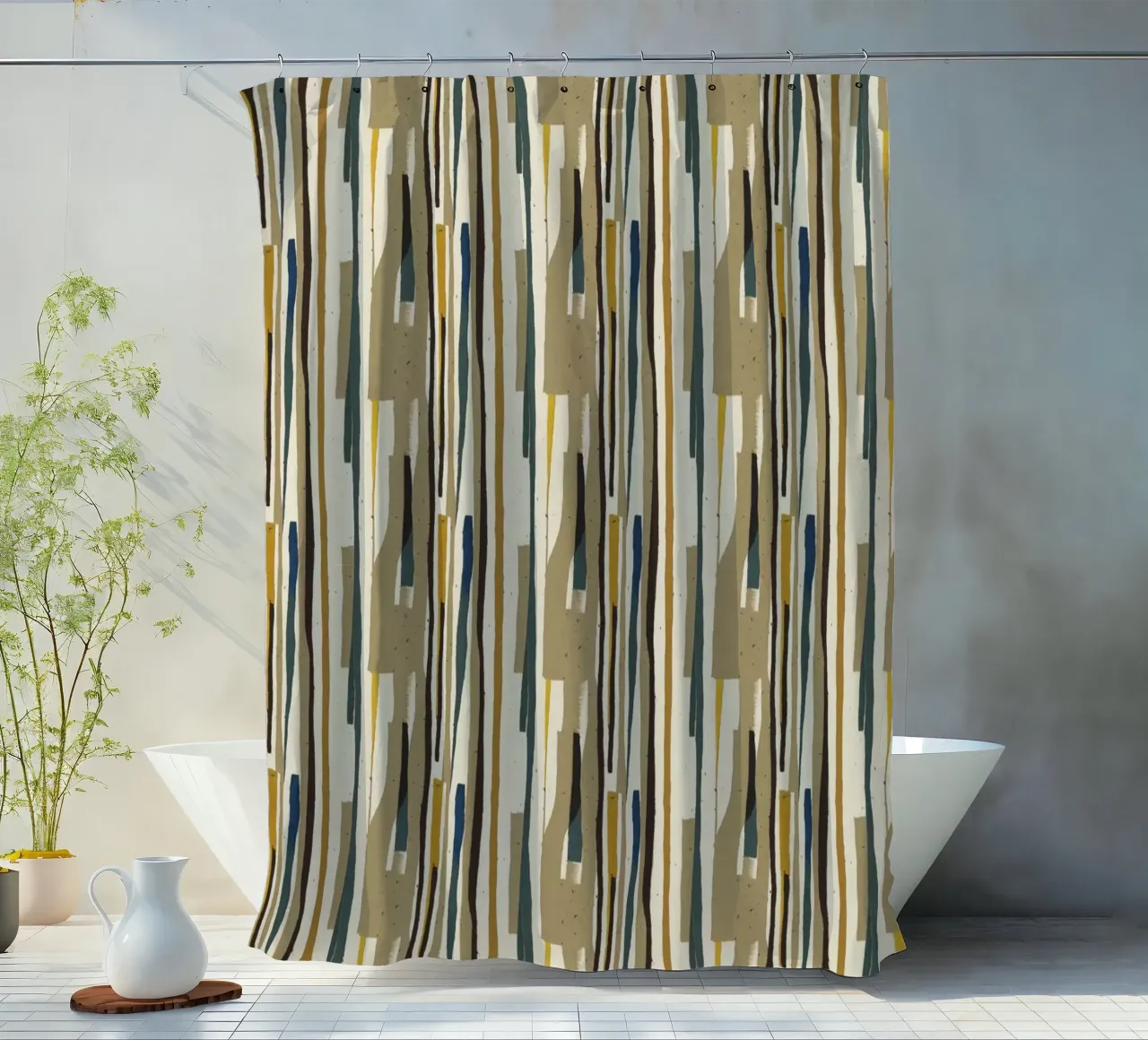 Pattern No 117 tenda da doccia da treechild