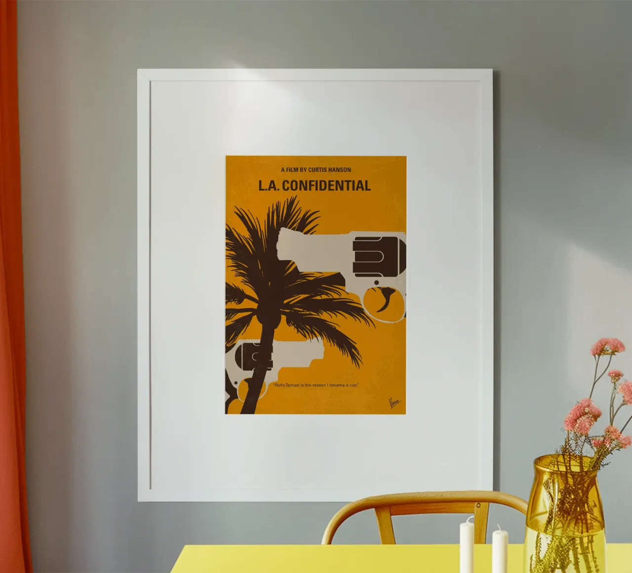 L.A. Confidential di Chungkong poster con telaio in alluminio da jammie
