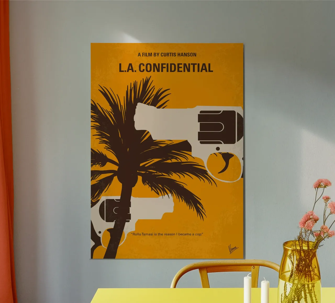 L.A. Confidential di Chungkong poster con telaio in alluminio da jammie