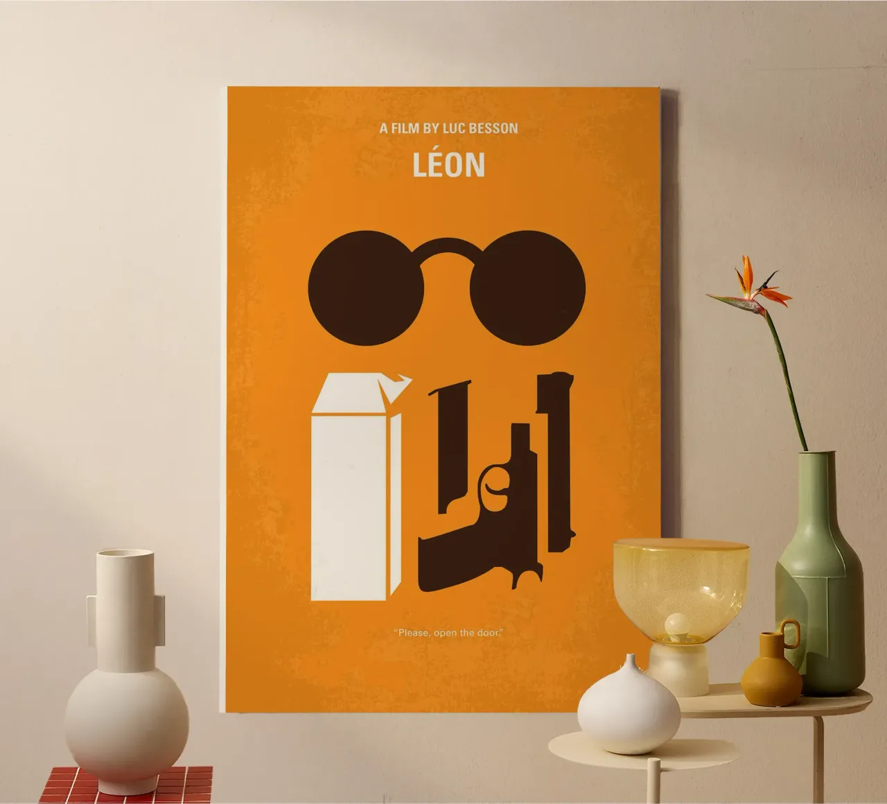 Leon van Chungkong canvas met Baklijst van jammie