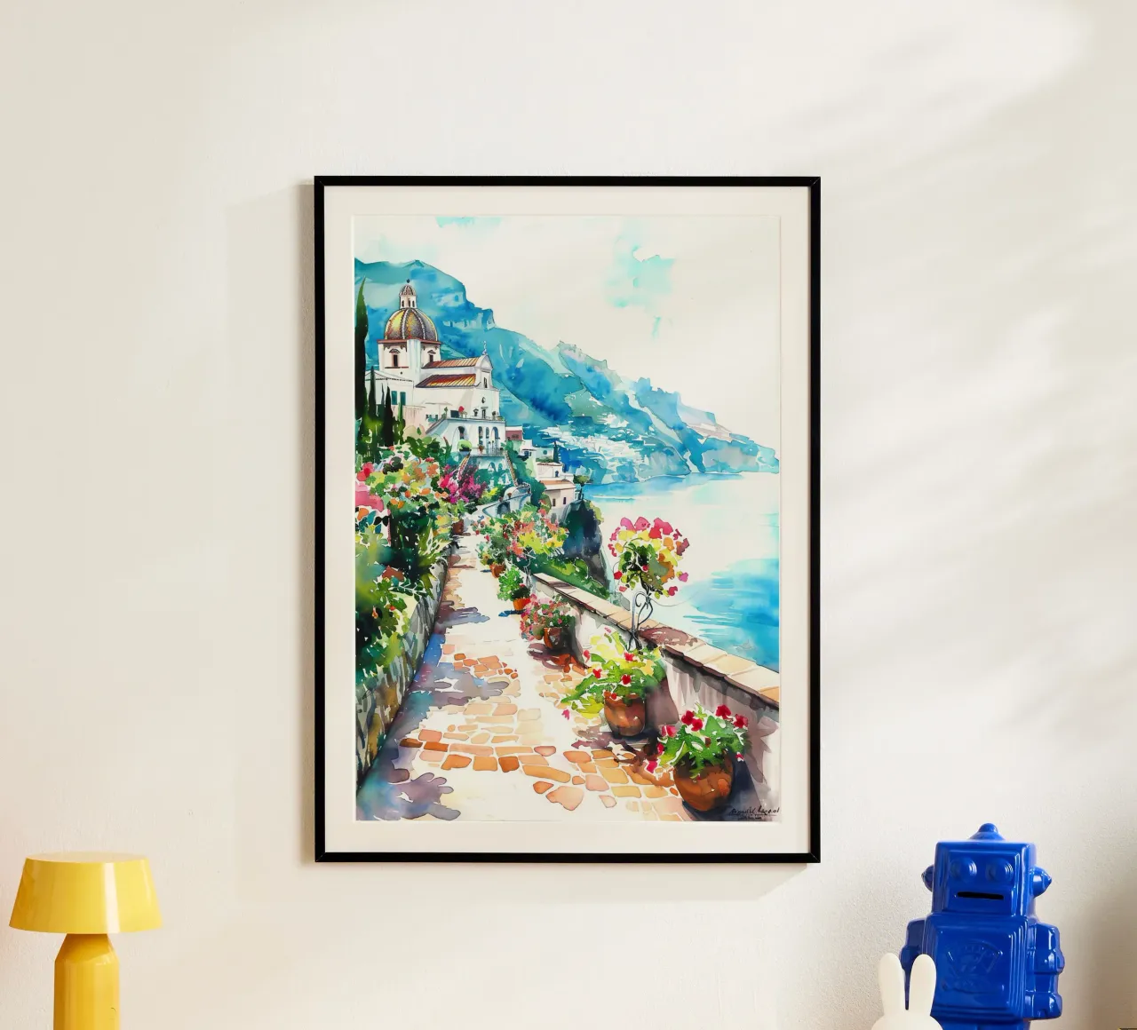 Amalfi Coast poster da Artsy Bessy