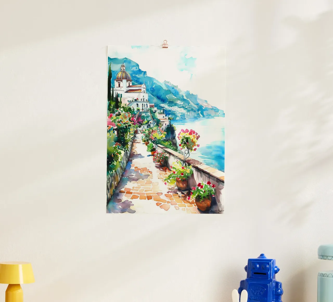 Amalfi Coast poster da Artsy Bessy