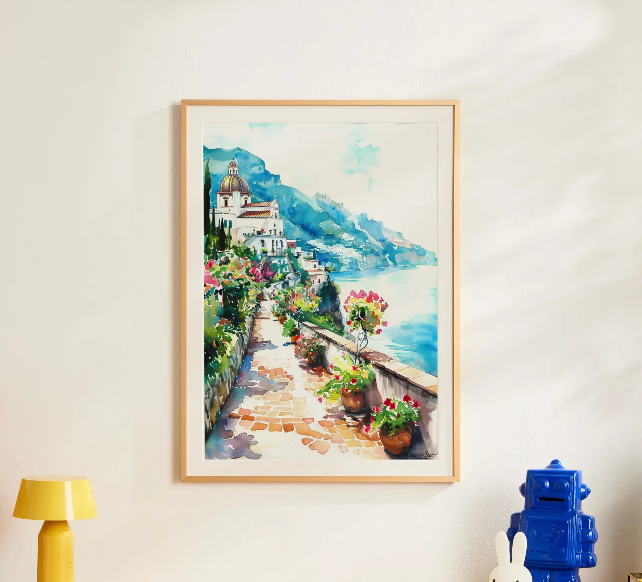 Amalfi Coast poster da Artsy Bessy