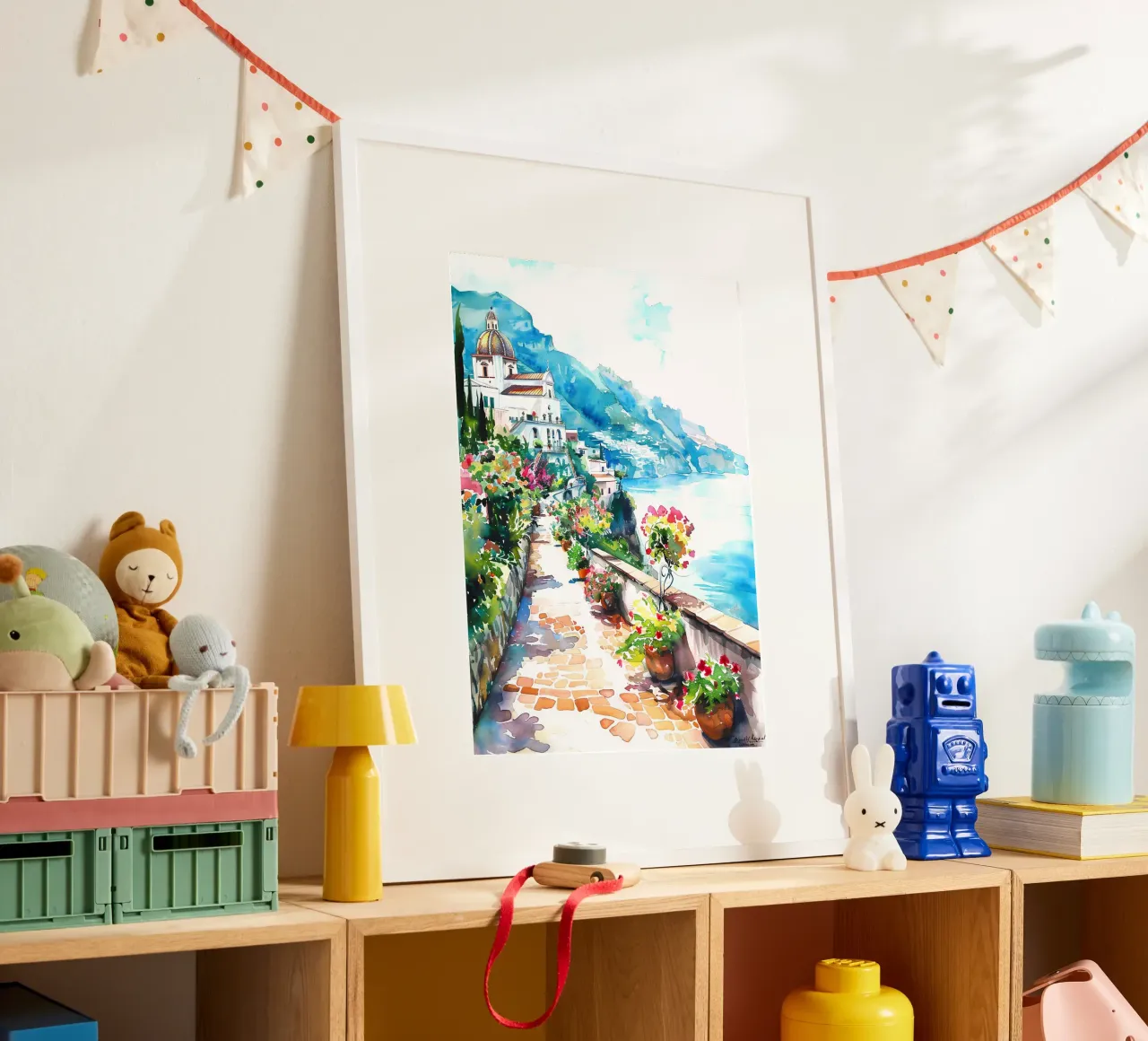 Amalfi Coast poster da Artsy Bessy