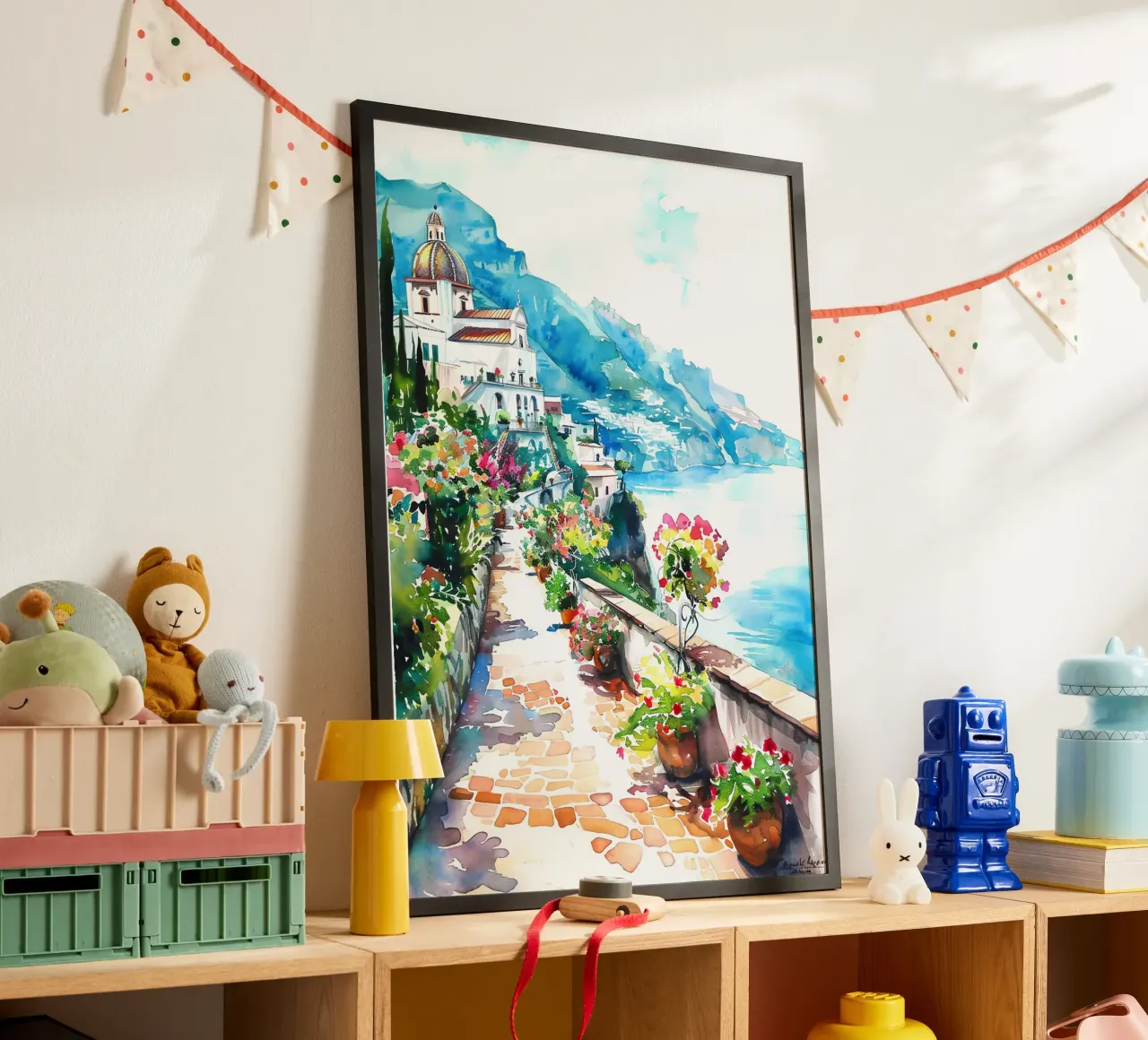 Amalfi Coast poster da Artsy Bessy