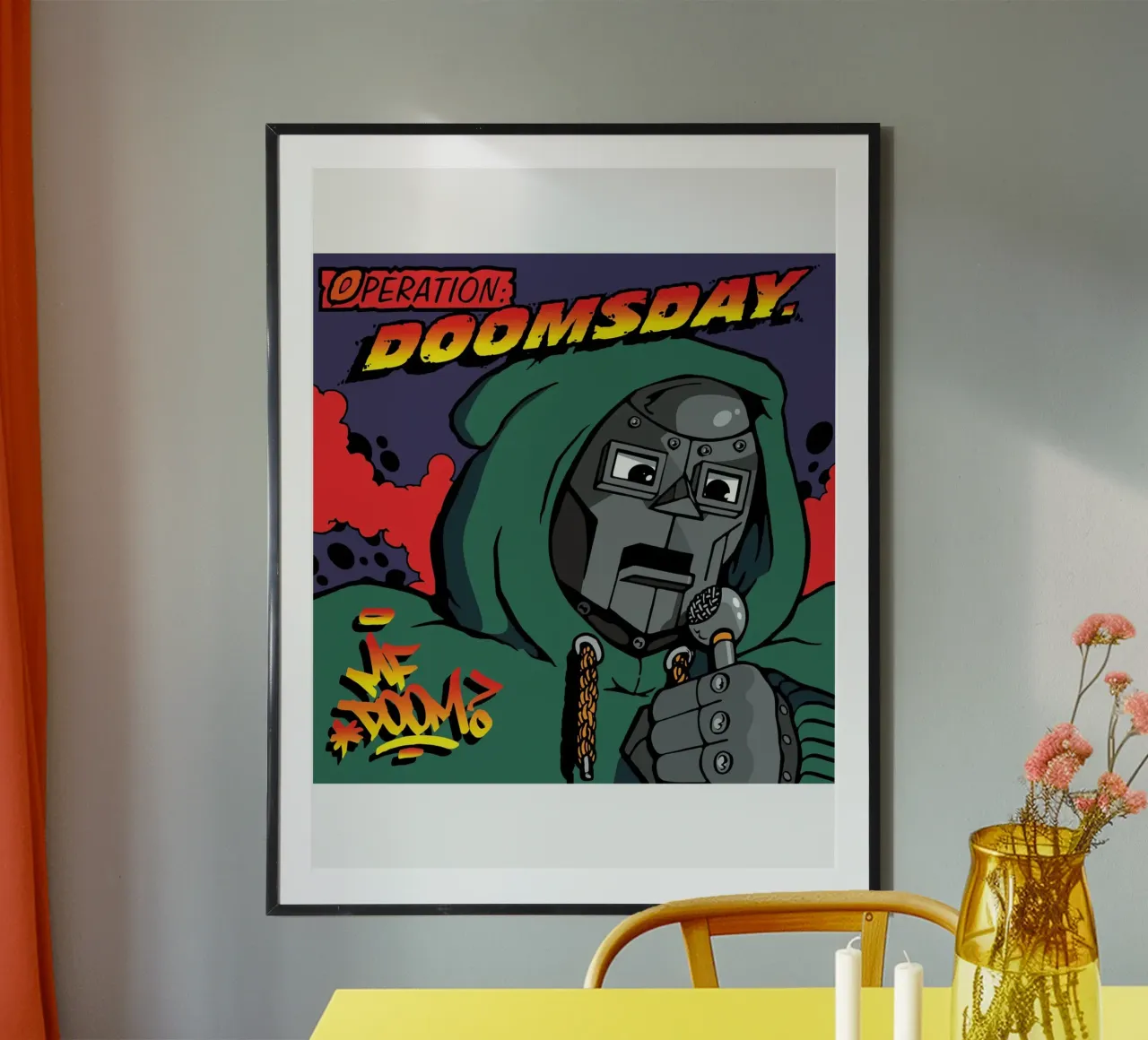 MF DOOM - Il giorno del giudizio poster da Jonathan Phillips