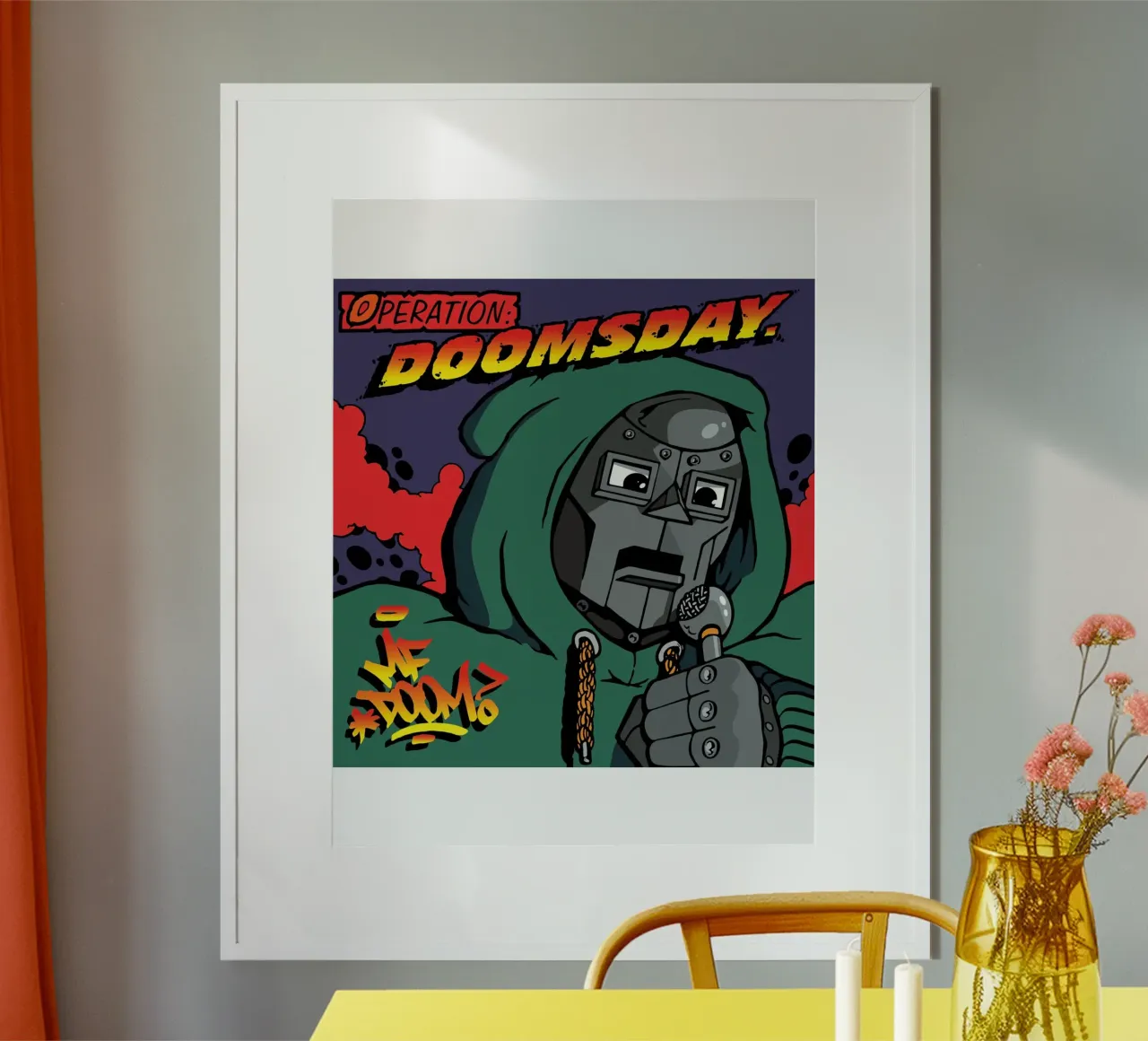 MF DOOM - Il giorno del giudizio poster da Jonathan Phillips