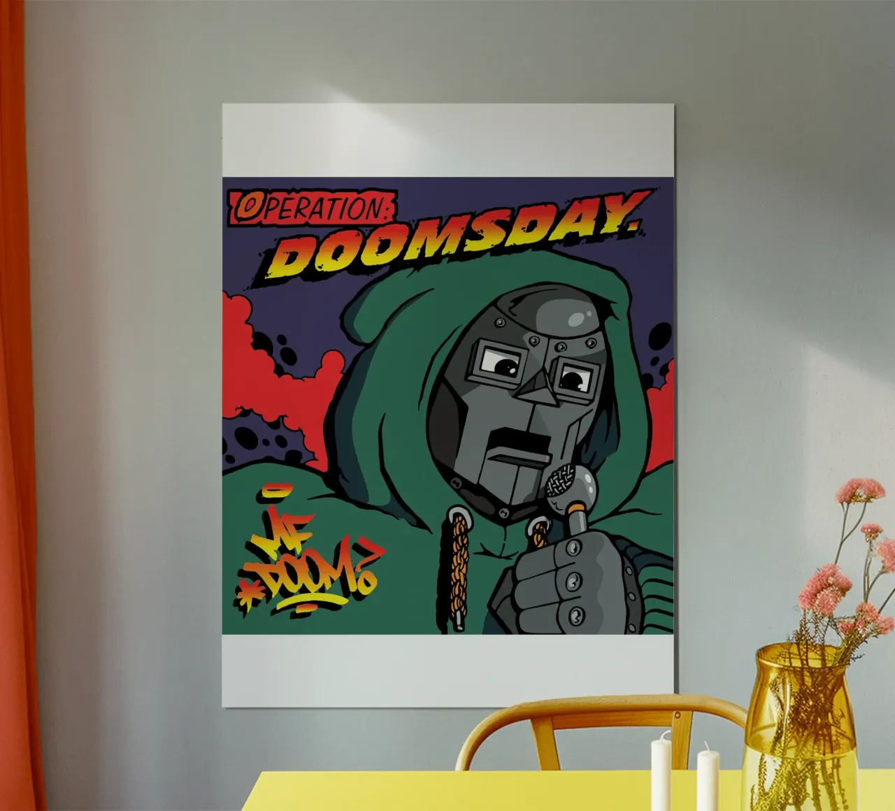 MF DOOM - Il giorno del giudizio poster da Jonathan Phillips