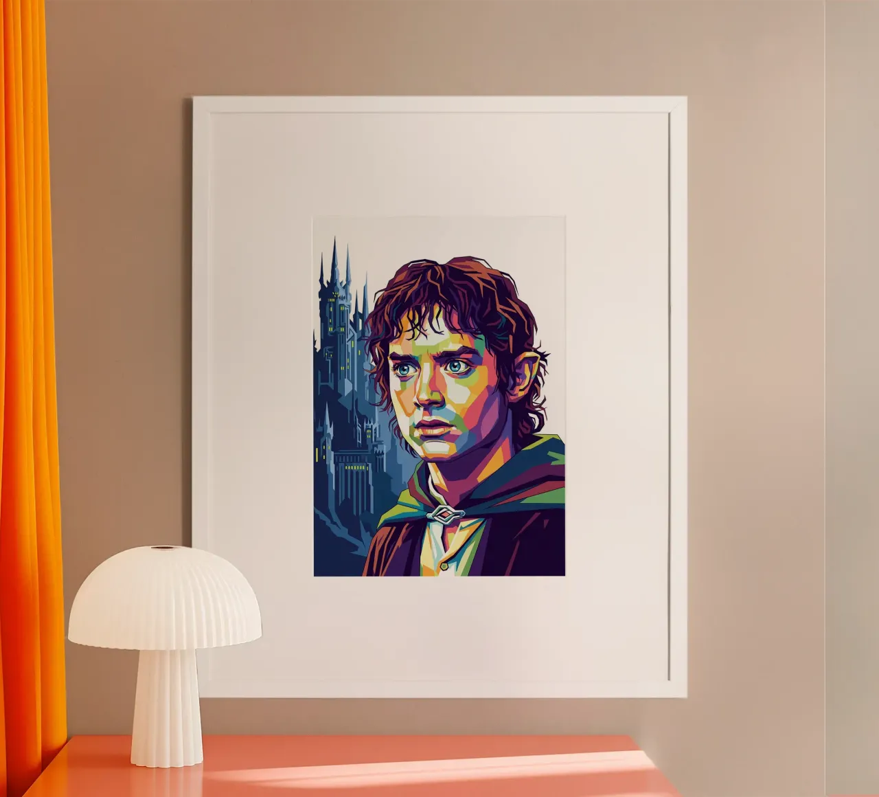 Il Signore degli Anelli - Elijah Wood poster da Hantamrata