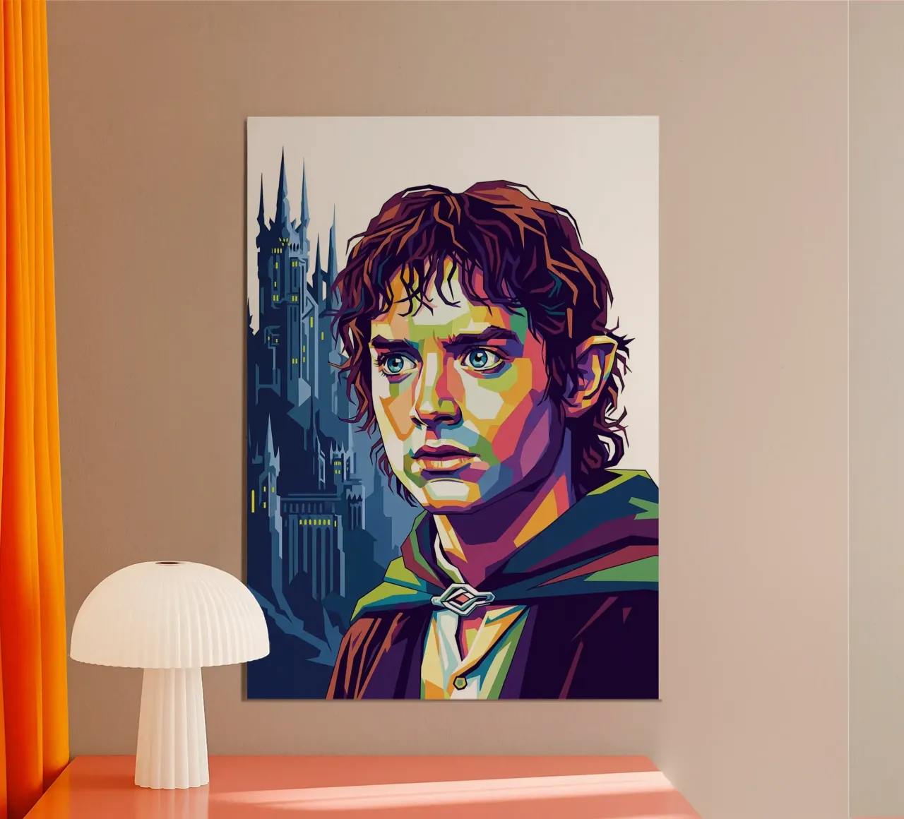Il Signore degli Anelli - Elijah Wood poster da Hantamrata