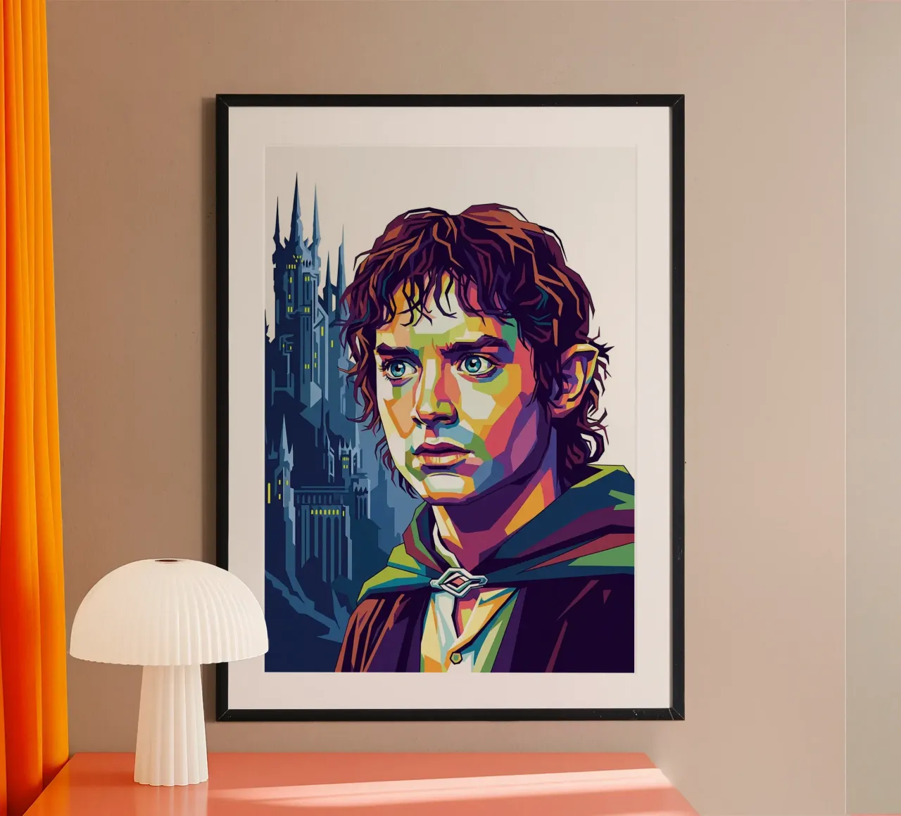 Il Signore degli Anelli - Elijah Wood poster da Hantamrata