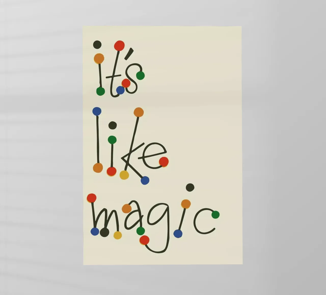 It's Like Magic pellicola backlit da Hemingway Design