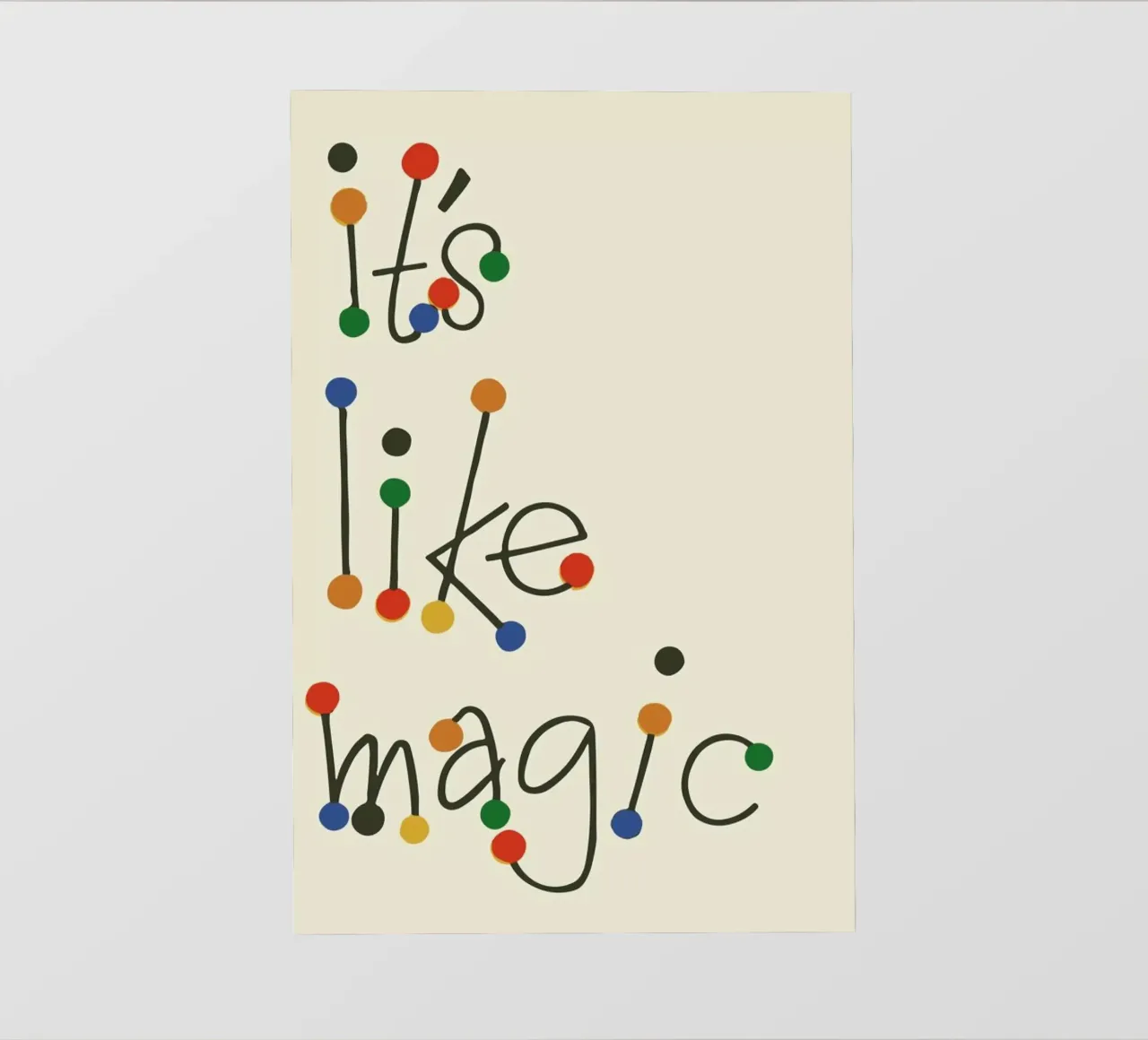 It's Like Magic telo in pvc da Hemingway Design