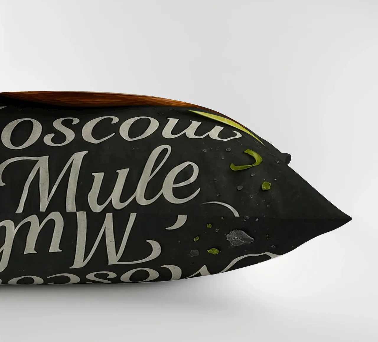 Poster Moscow Mule - Vodka, lime e tazza di rame cuscino da mesa