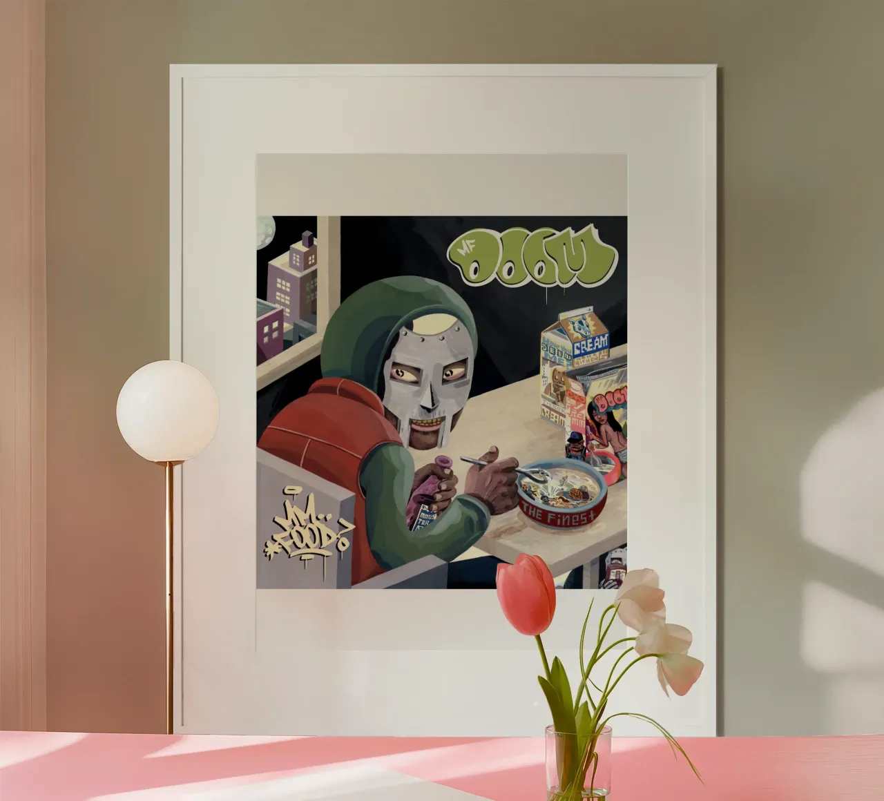 MF DOOM - MM..FOOD poster da Jonathan Phillips