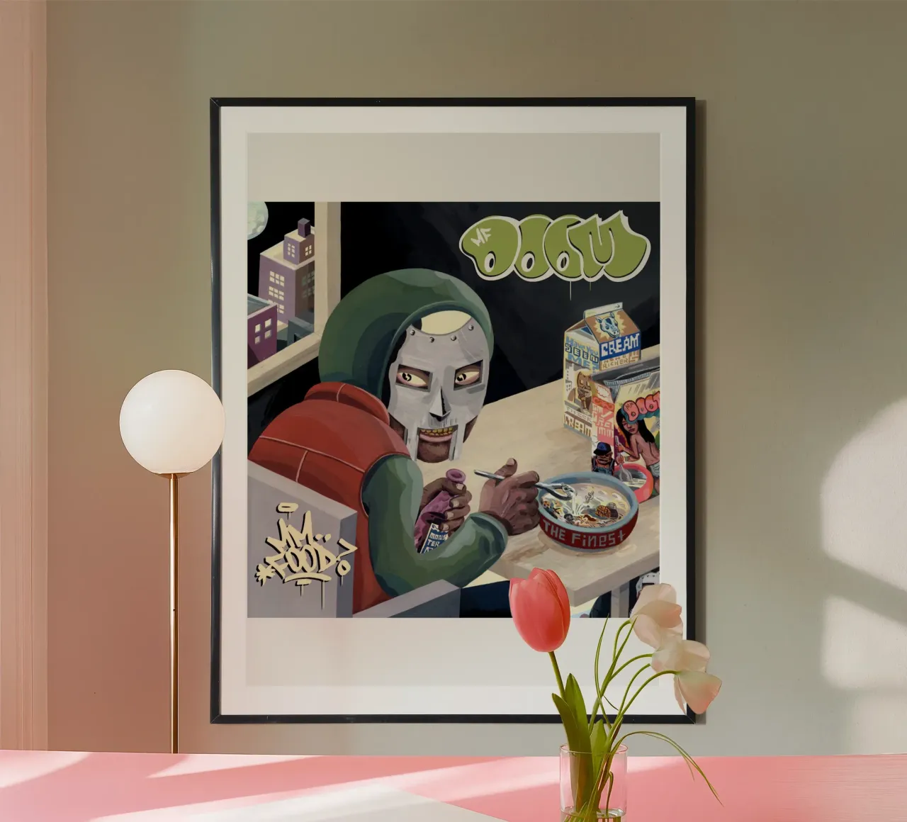MF DOOM - MM..FOOD poster da Jonathan Phillips