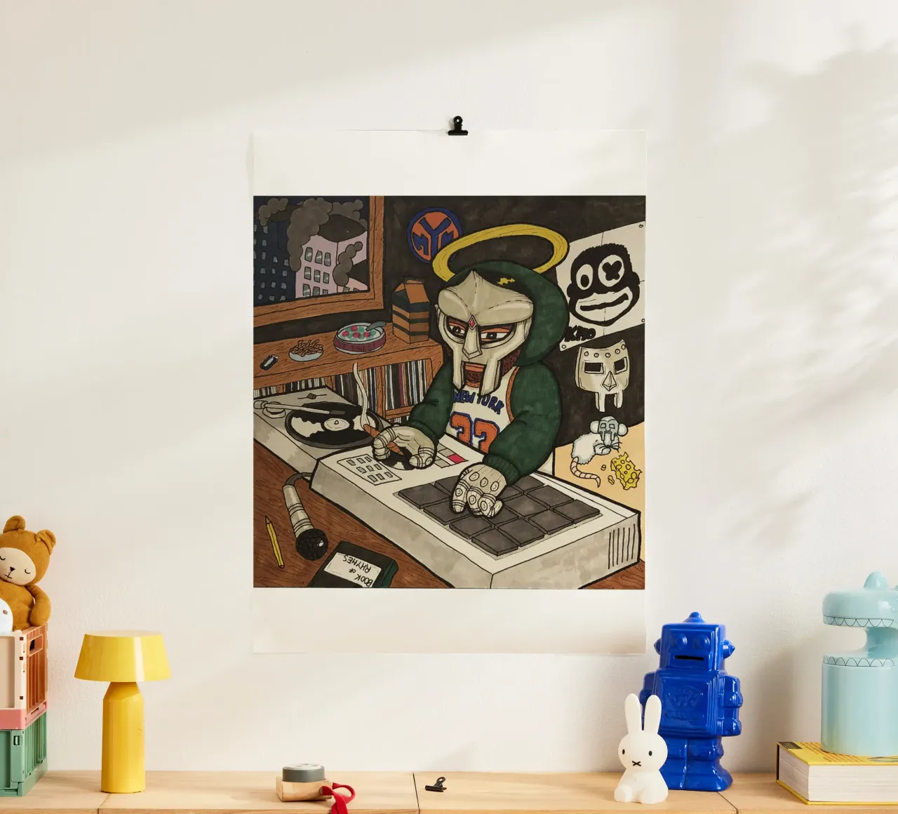 Tributo a MF DOOM (rimasterizzato) poster da Jonathan Phillips