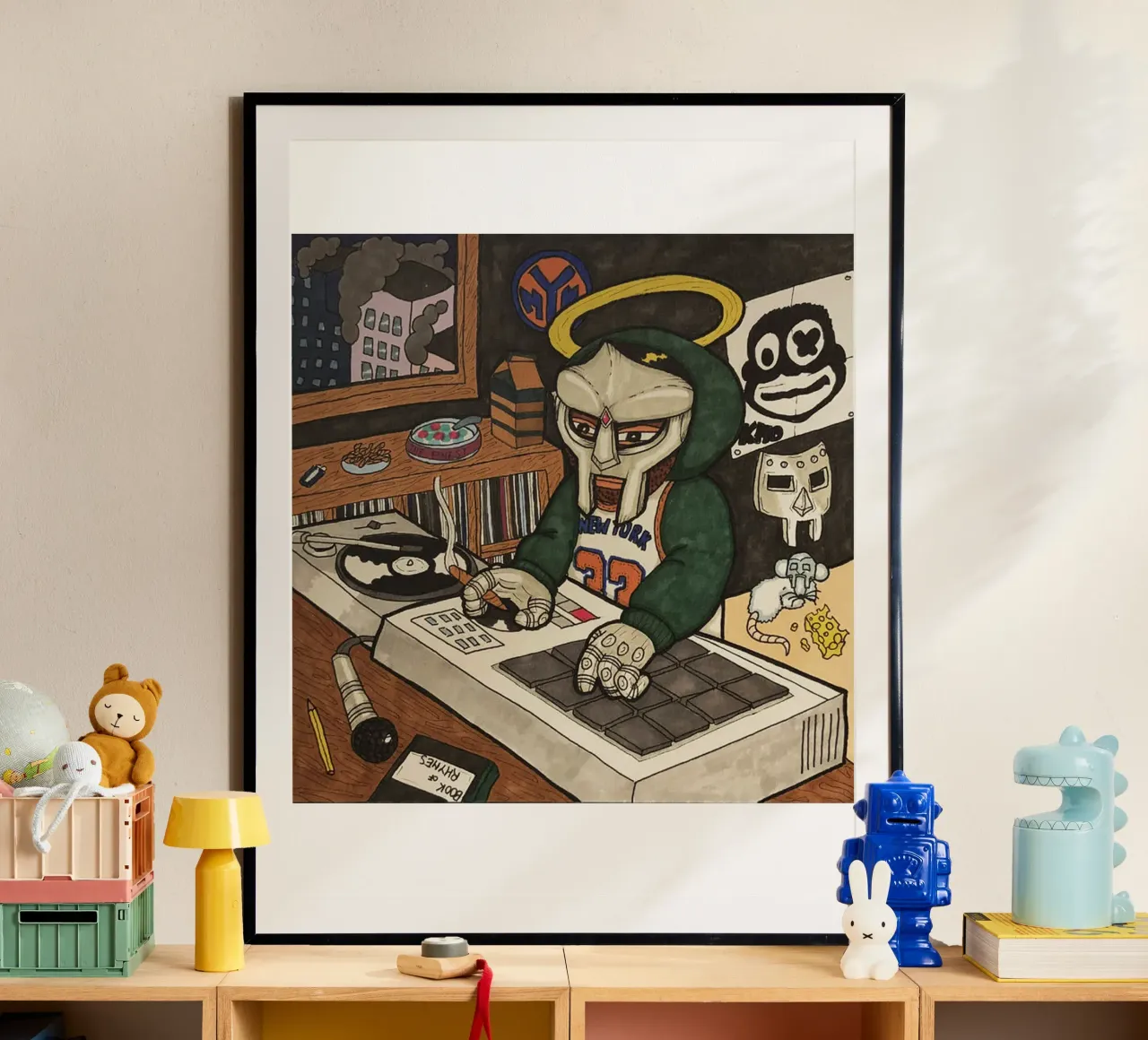 Tributo a MF DOOM (rimasterizzato) poster da Jonathan Phillips