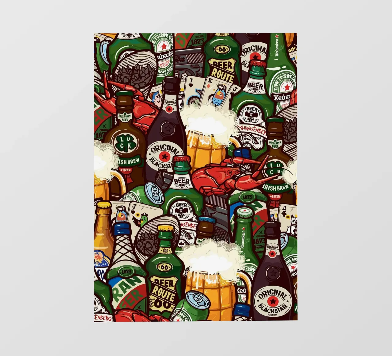 Birra telo in pvc da mesa